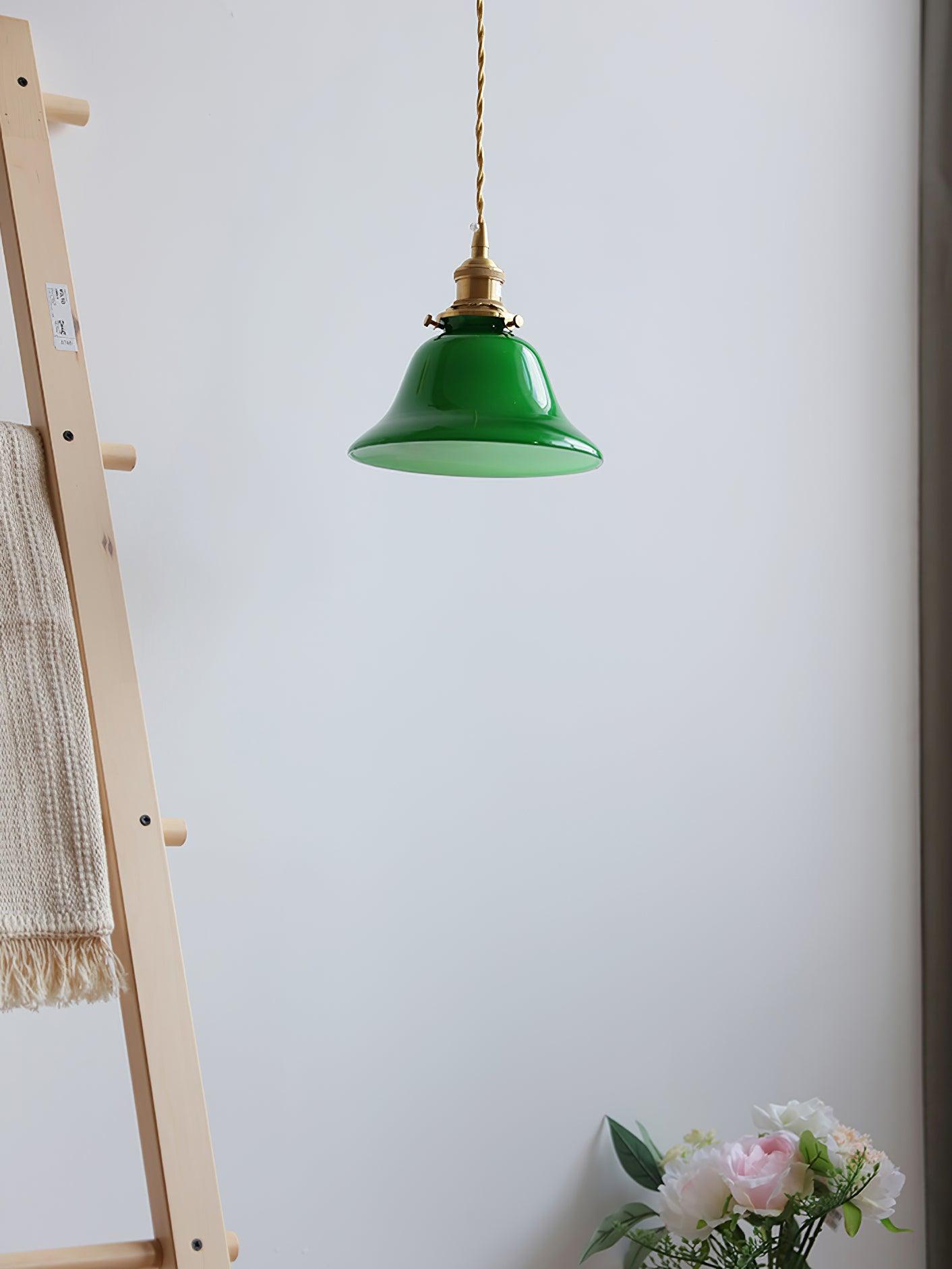 Green Bell Pendant Light - Blowlighting
