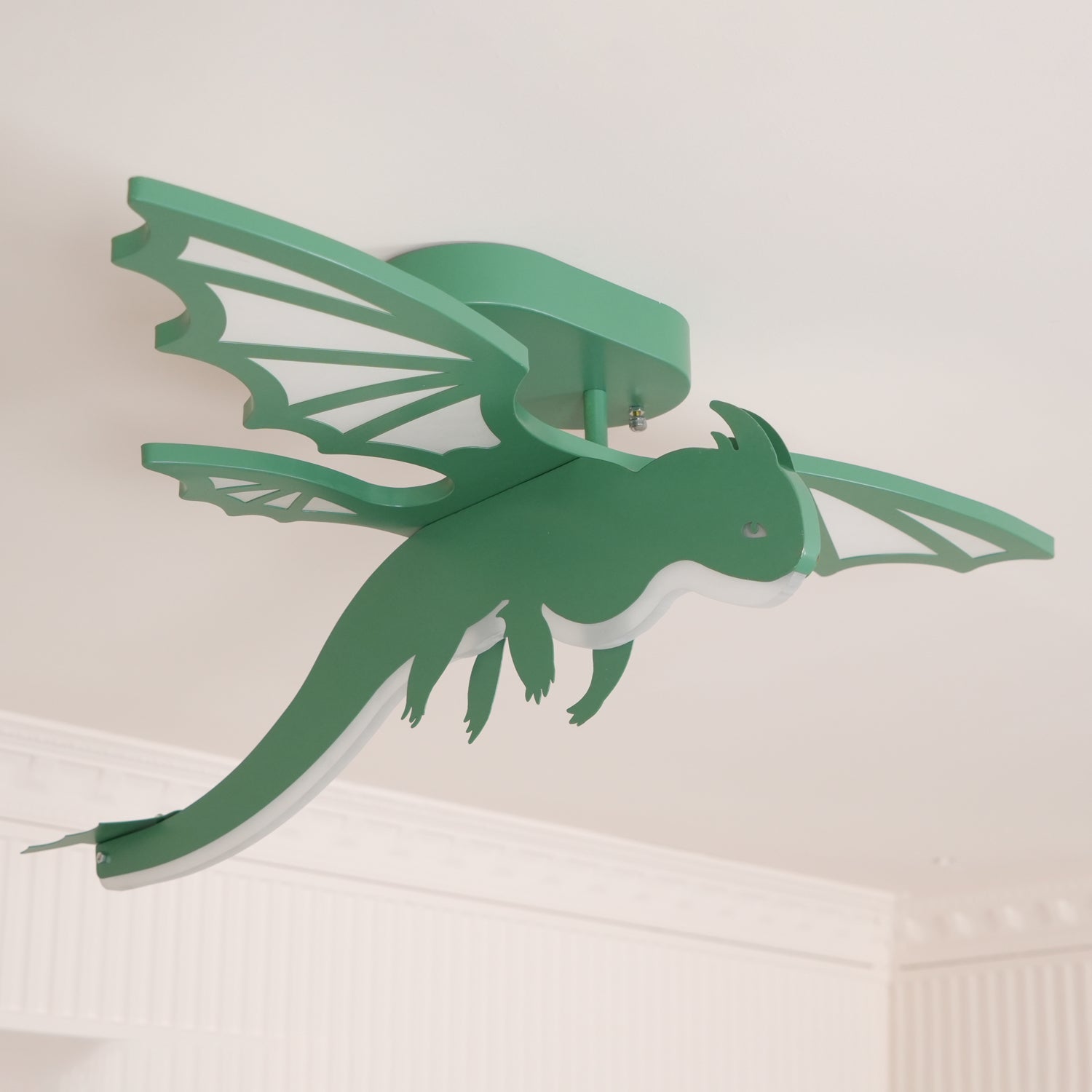 Green Dinosaur Ceiling Light - Blowlighting