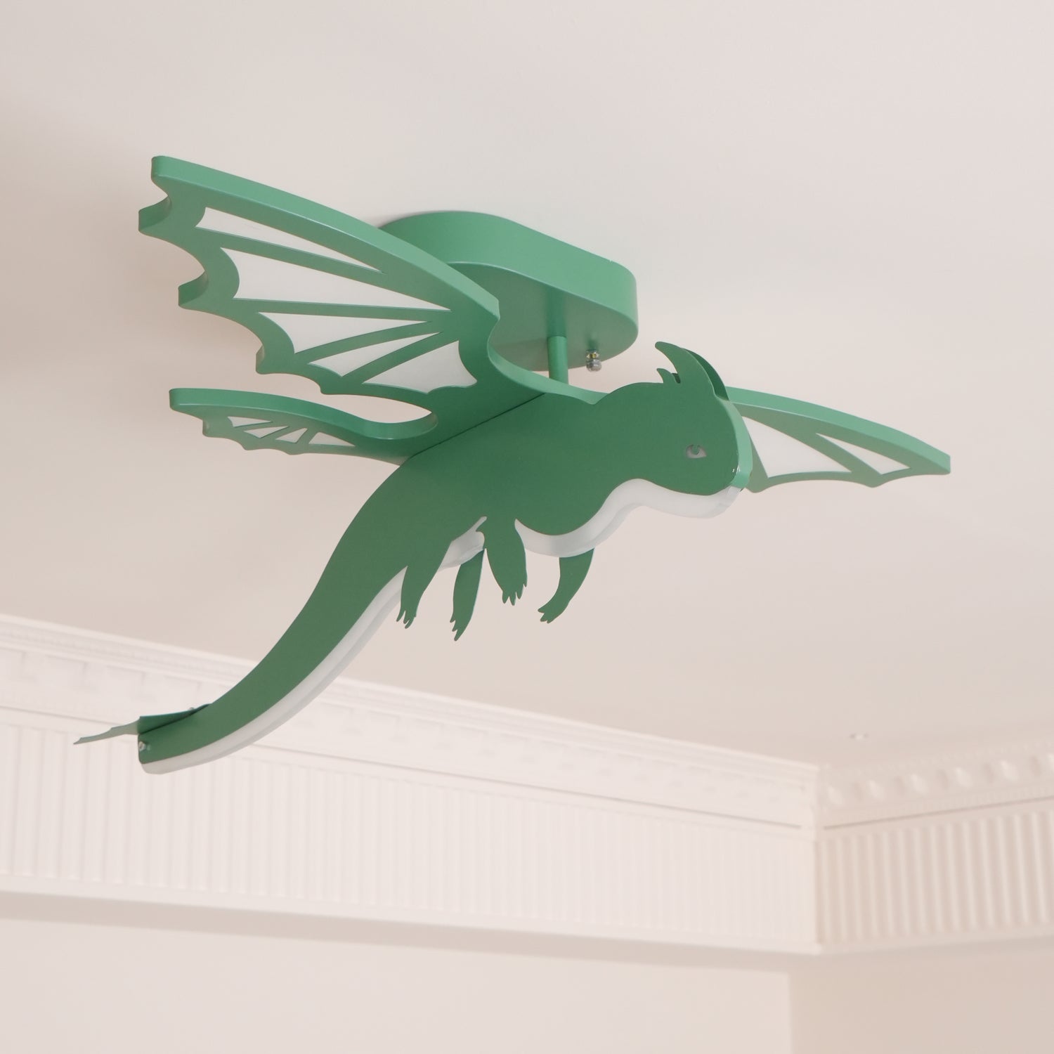 Green Dinosaur Ceiling Light - Blowlighting
