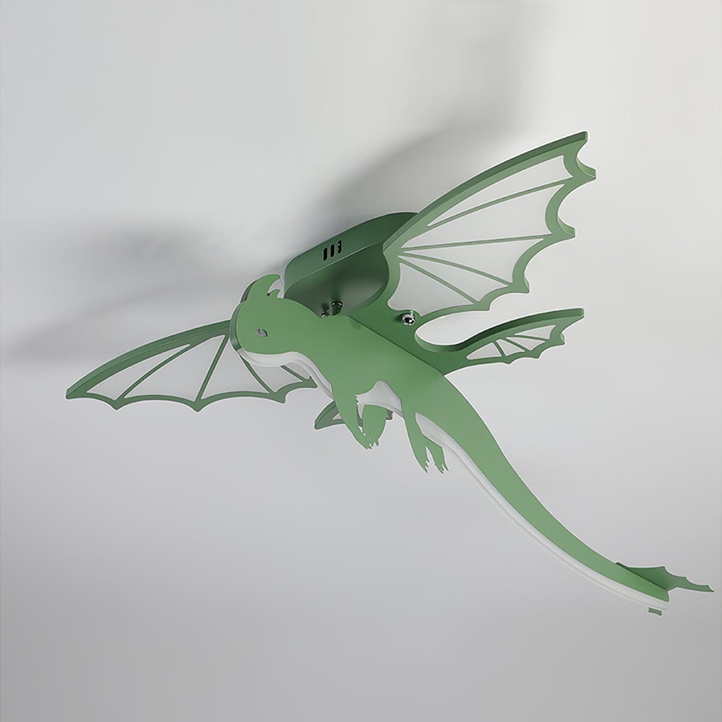 Green Dinosaur Ceiling Light - Blowlighting