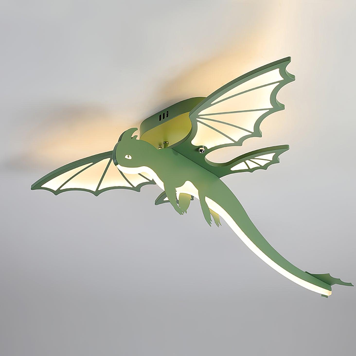 Green Dinosaur Ceiling Light - Blowlighting