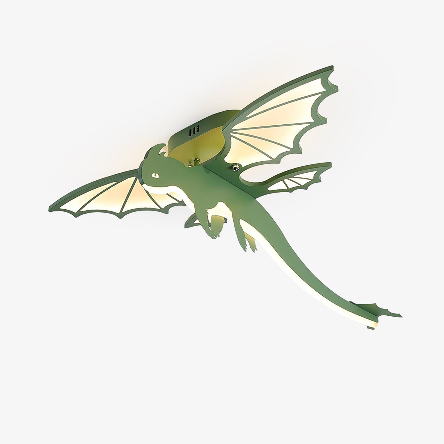 Green Dinosaur Ceiling Light - Blowlighting