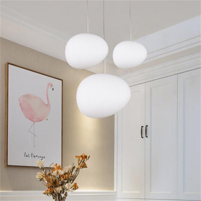 Gregg Stone Shape Glass Pendant Light - Blowlighting