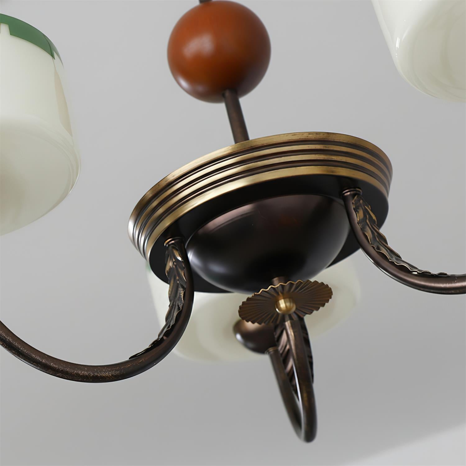 Grevola Vintage Wood Chandelier