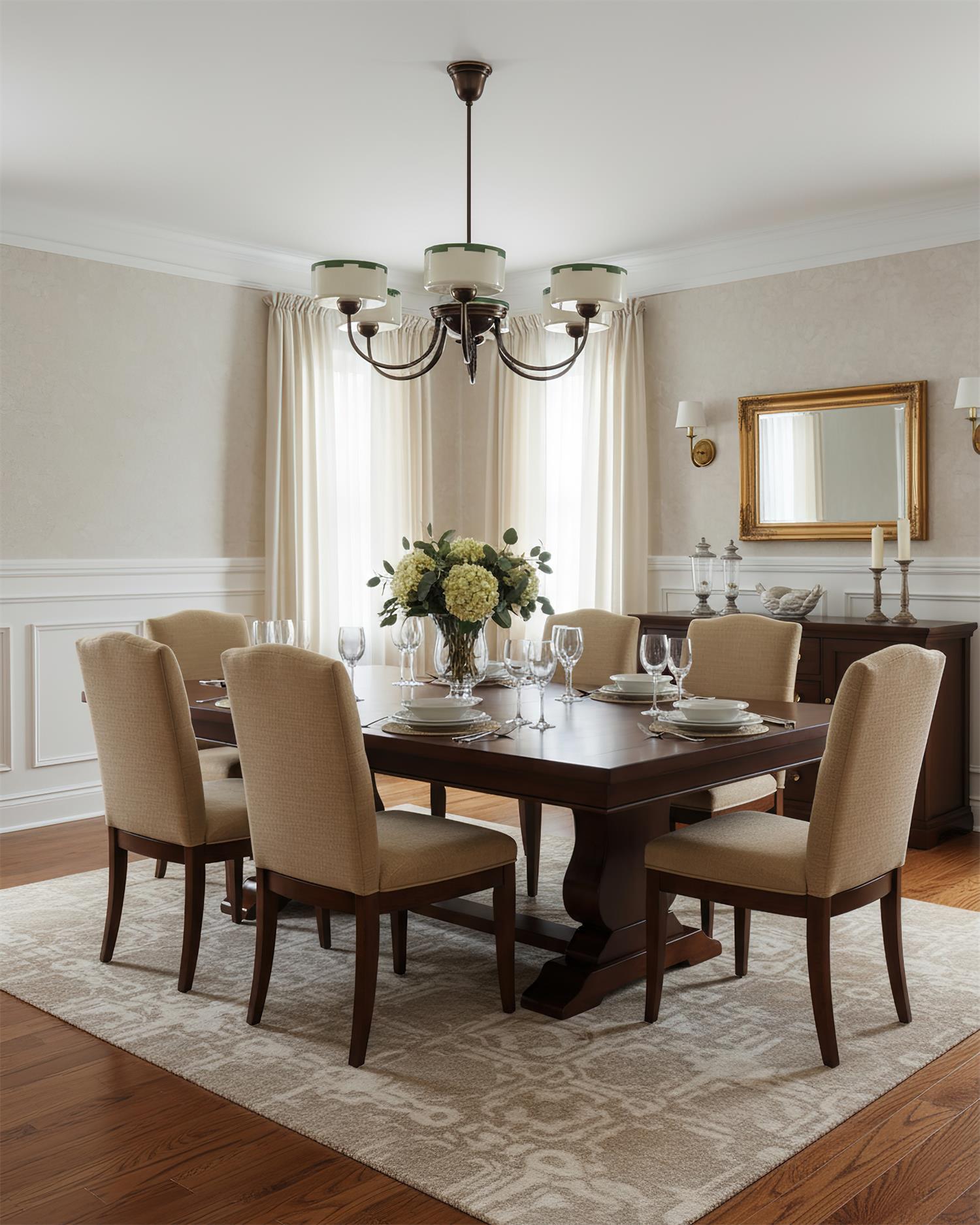 Grevola Vintage Wood Chandelier