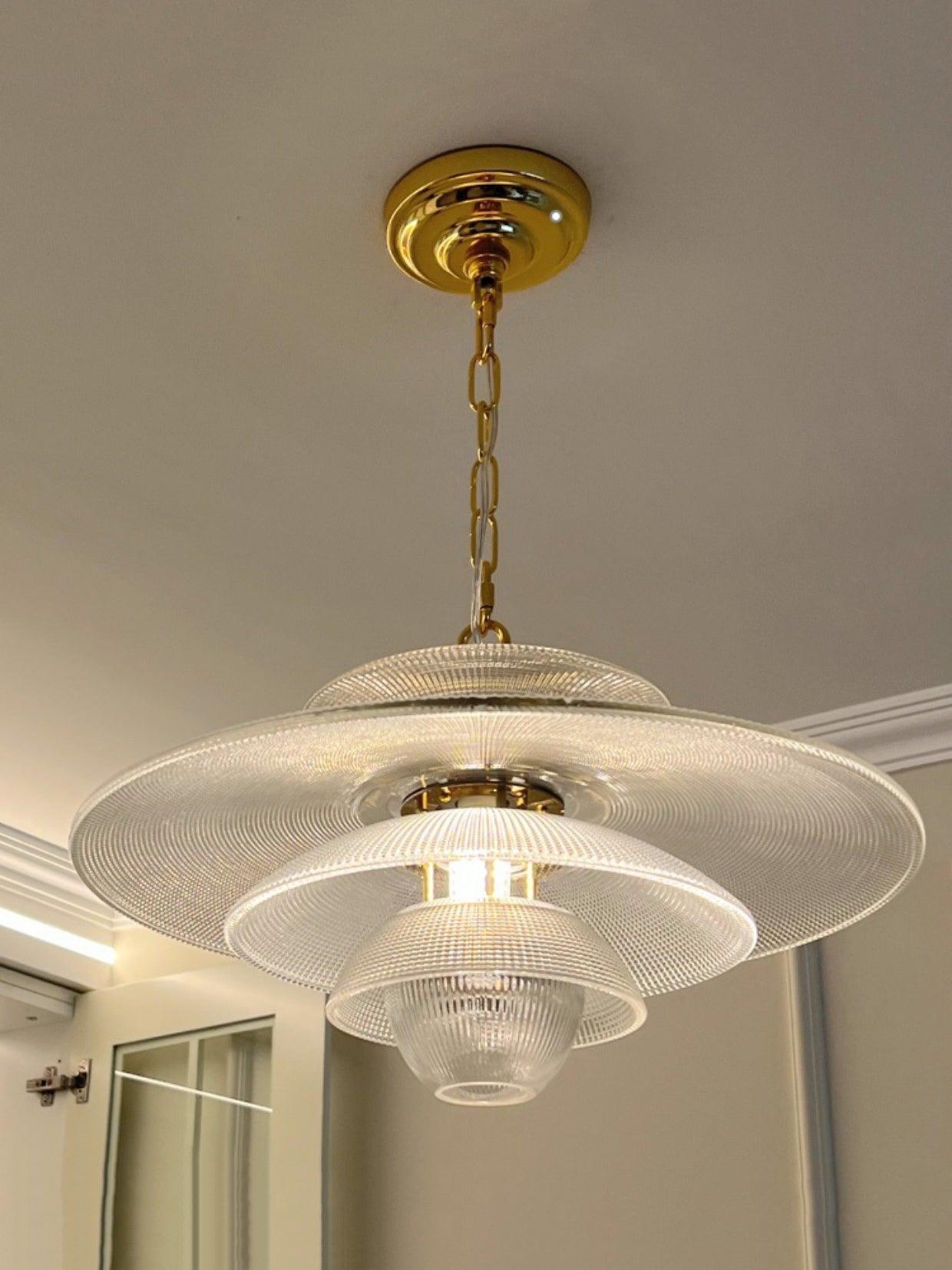 Grid Glass Pendant Light - Blowlighting