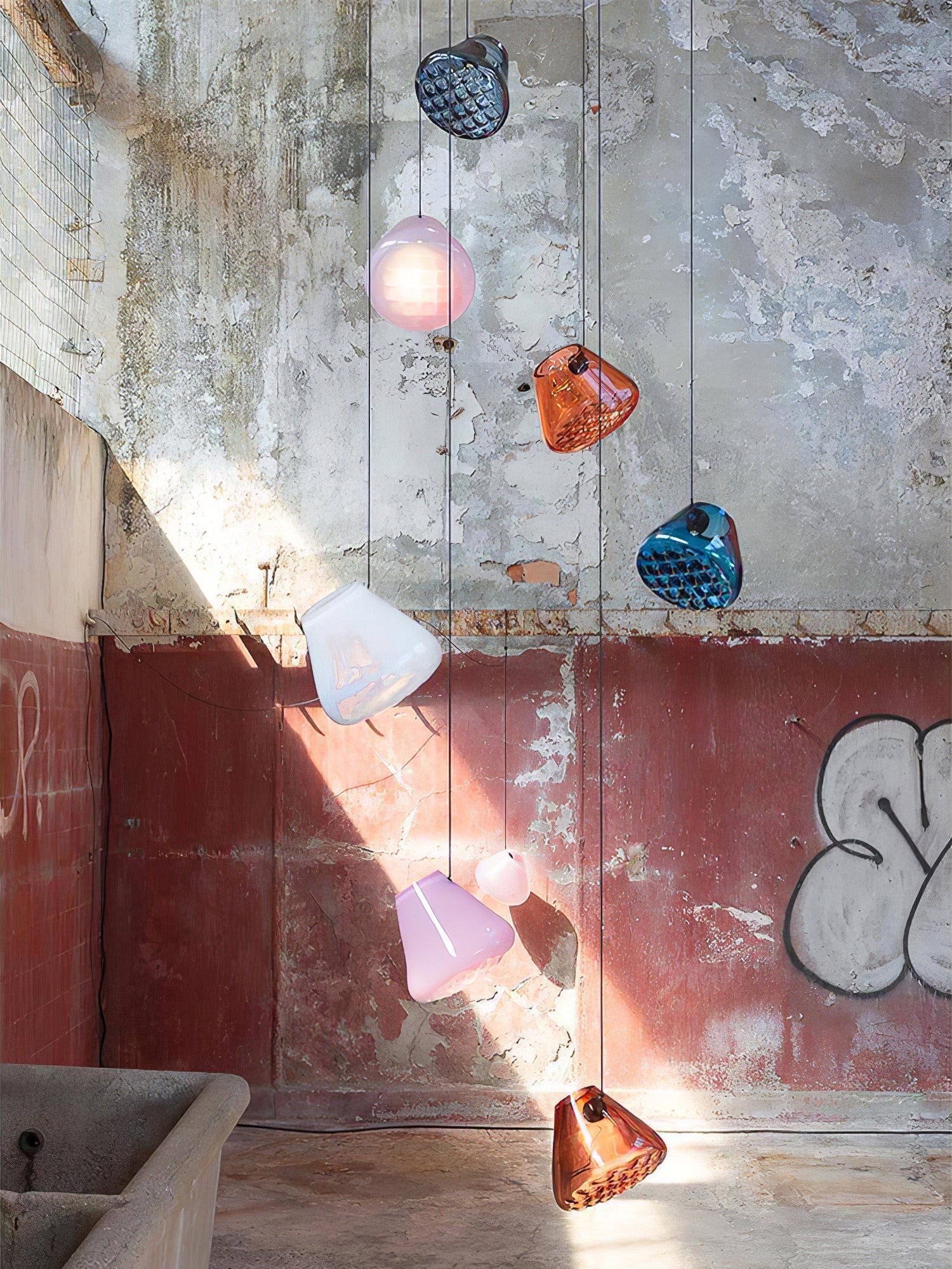 Grid Pendant Light - Blowlighting