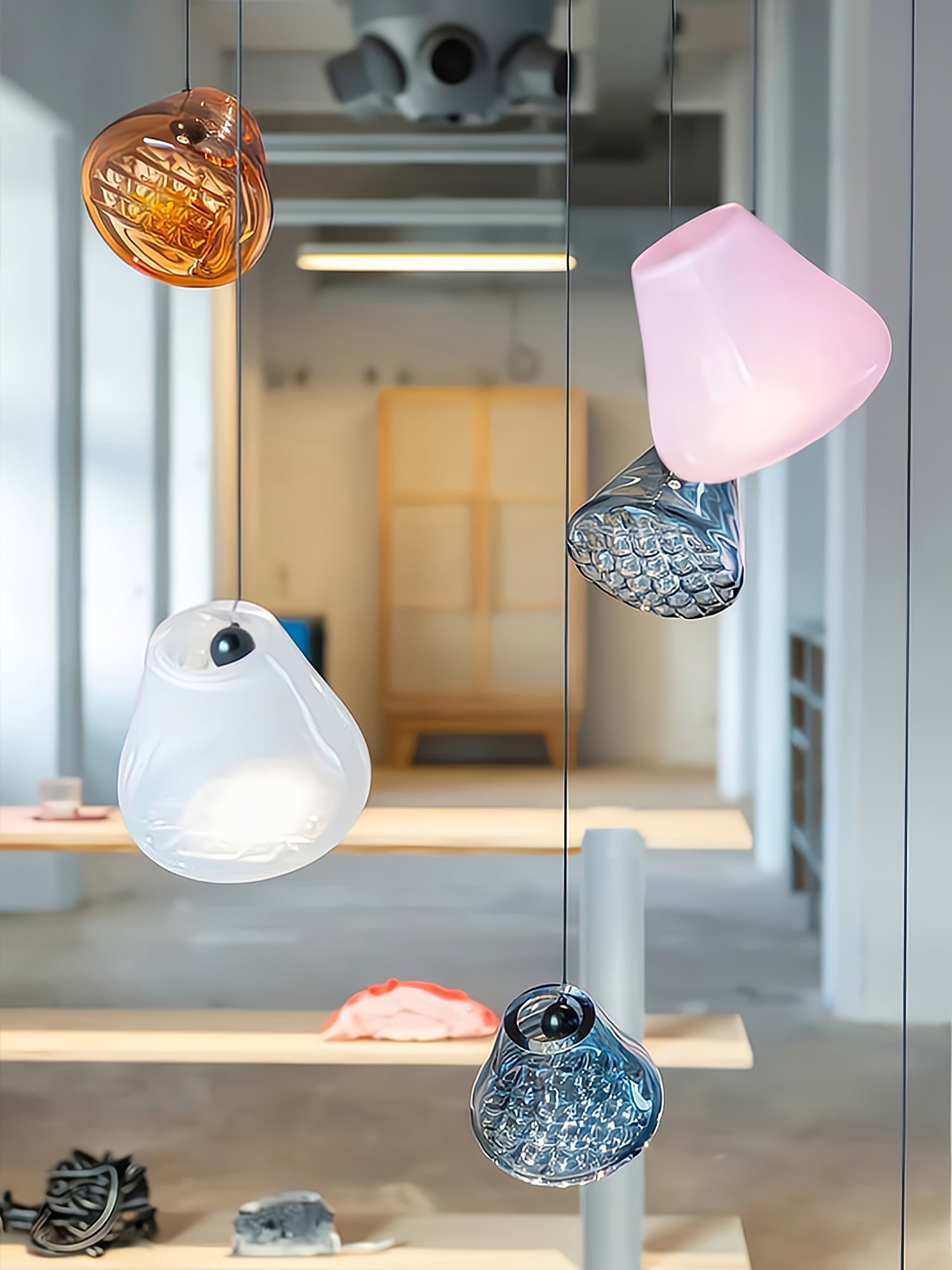 Grid Pendant Light - Blowlighting
