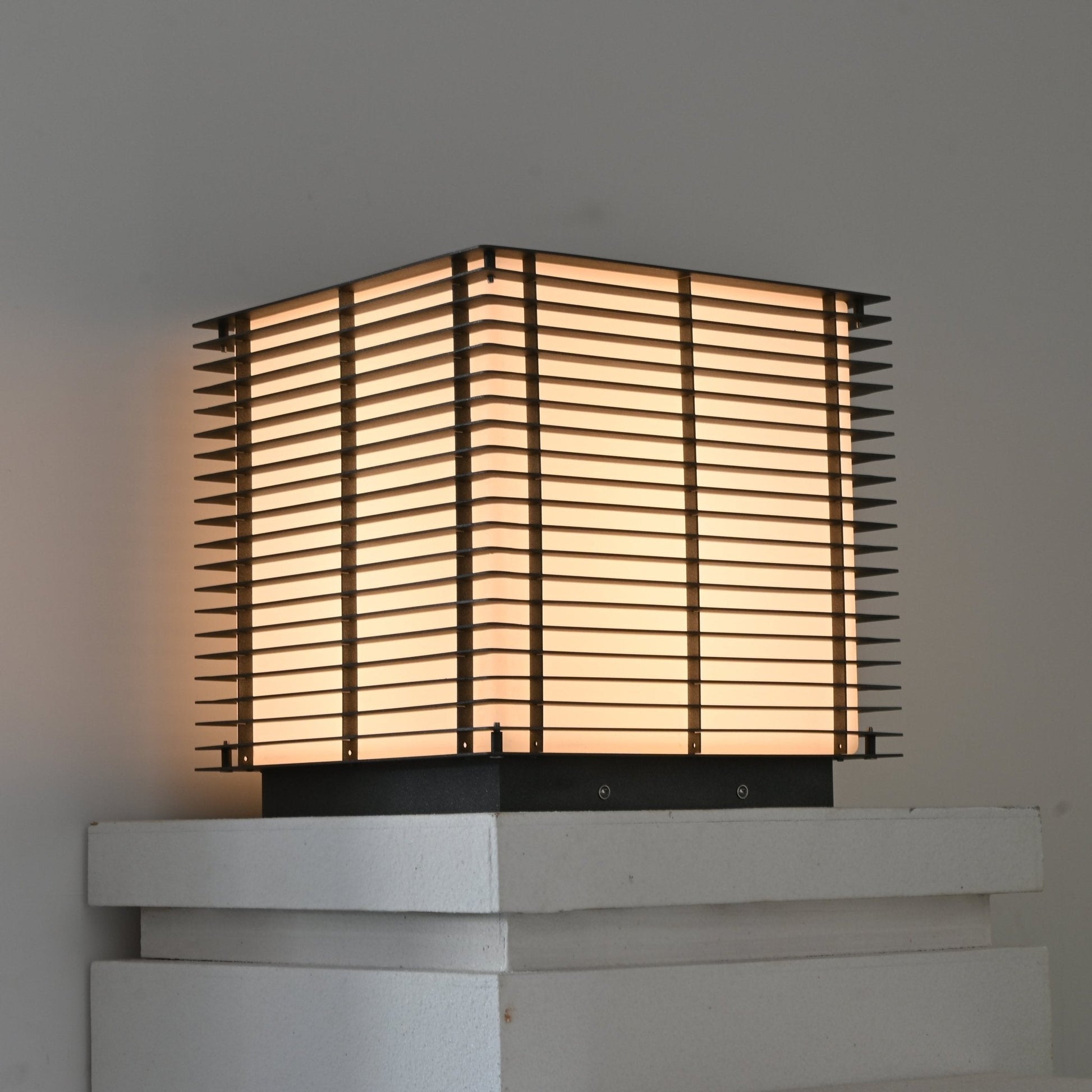 Grid Post Outdoor Light - Blowlighting