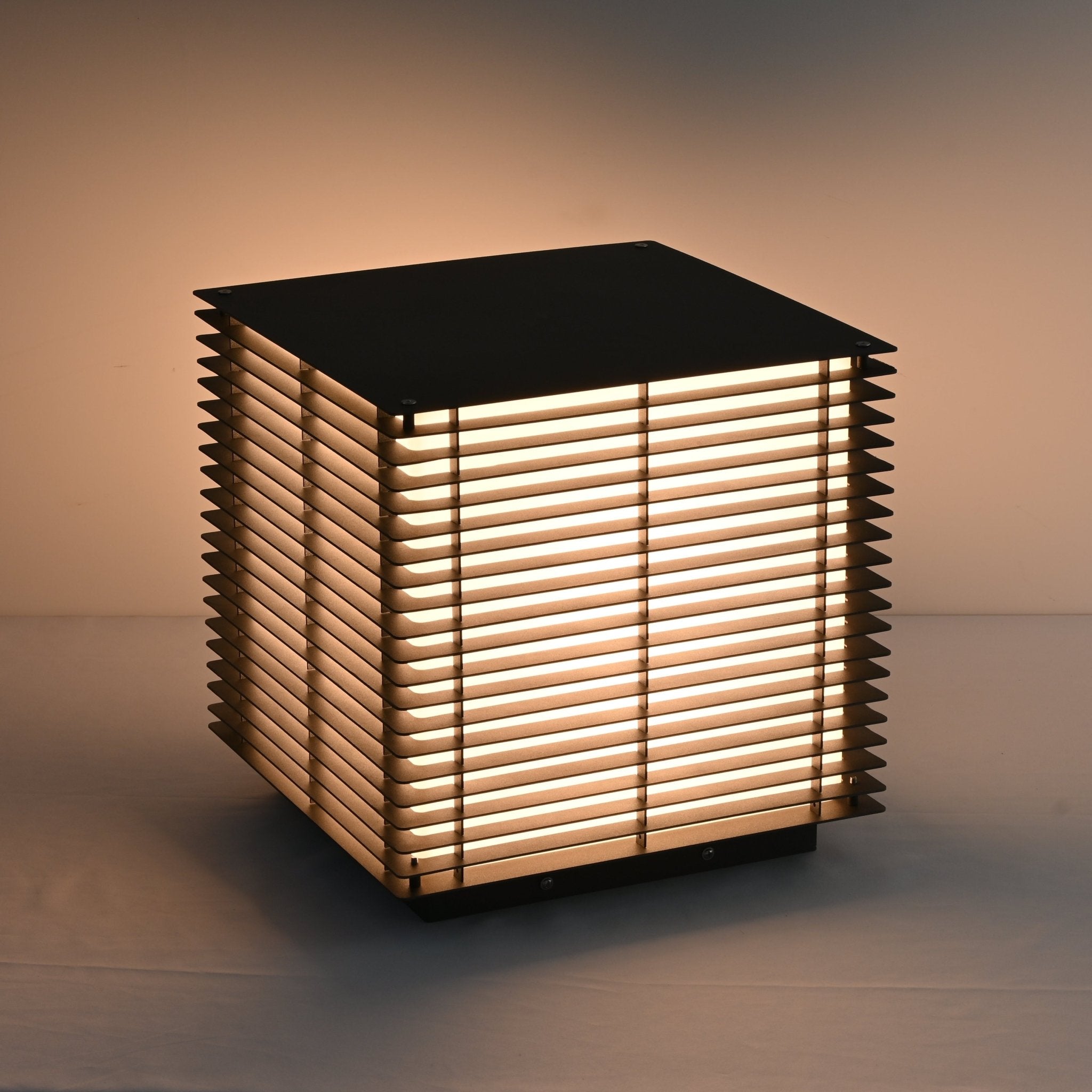 Grid Post Outdoor Light - Blowlighting