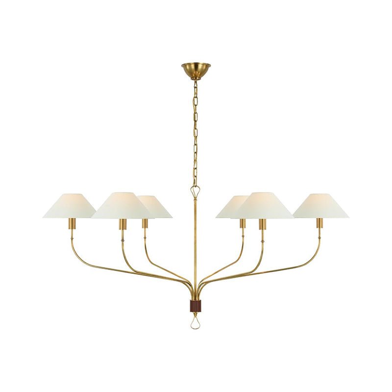 Regal Classic Brass Tail Chandelier - Blowlighting