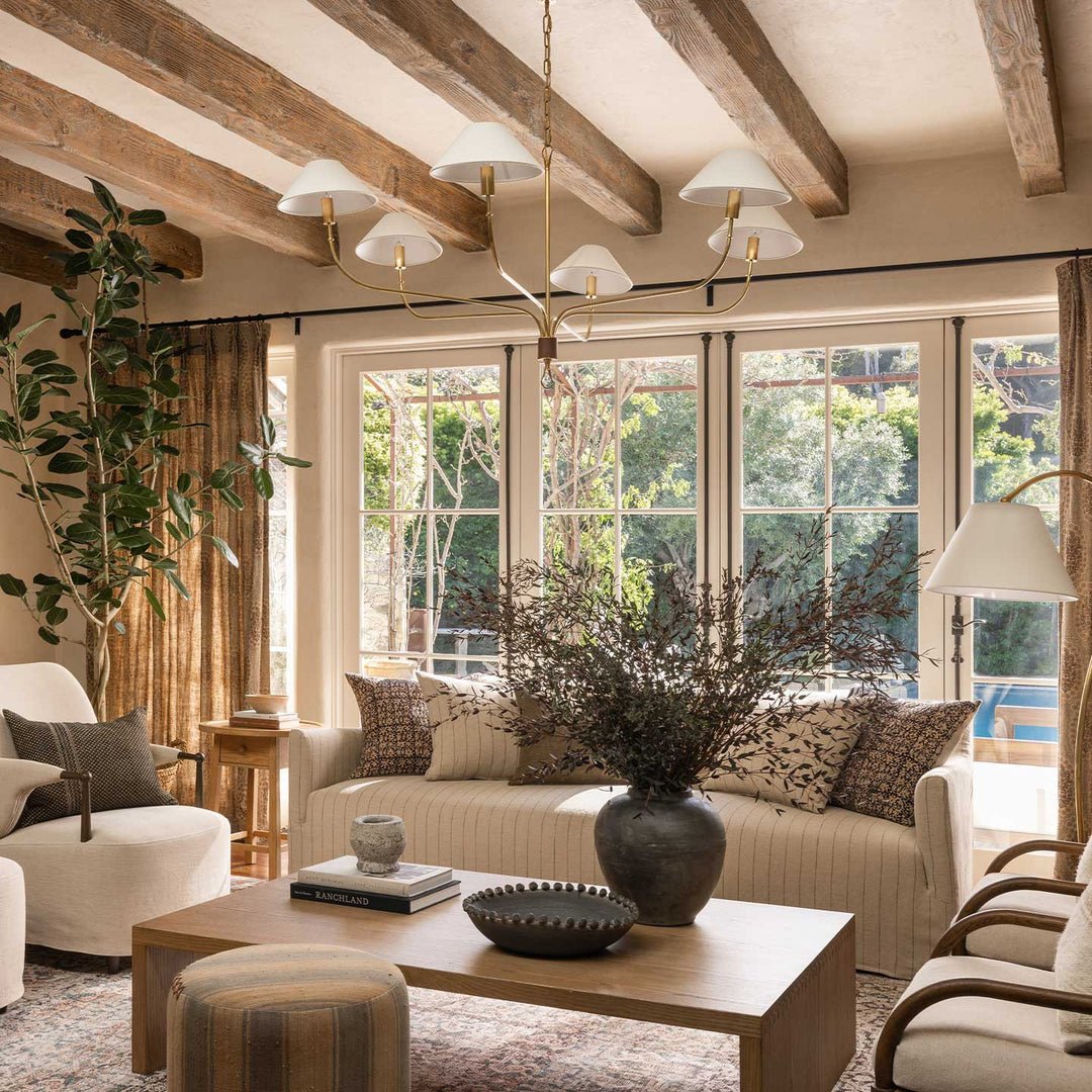 Regal Classic Brass Tail Chandelier - Blowlighting
