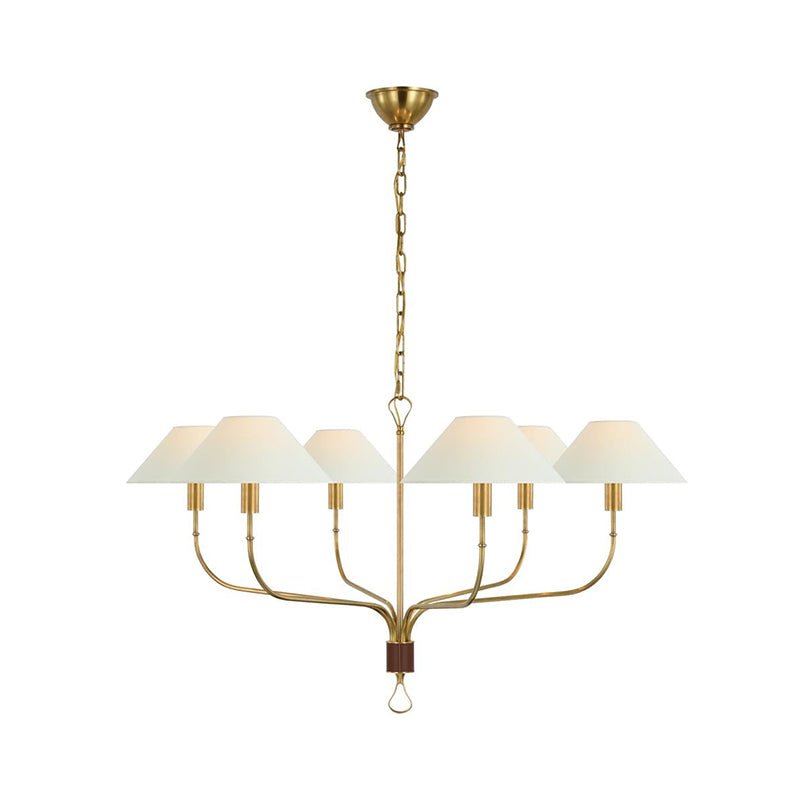 Regal Classic Brass Tail Chandelier - Blowlighting