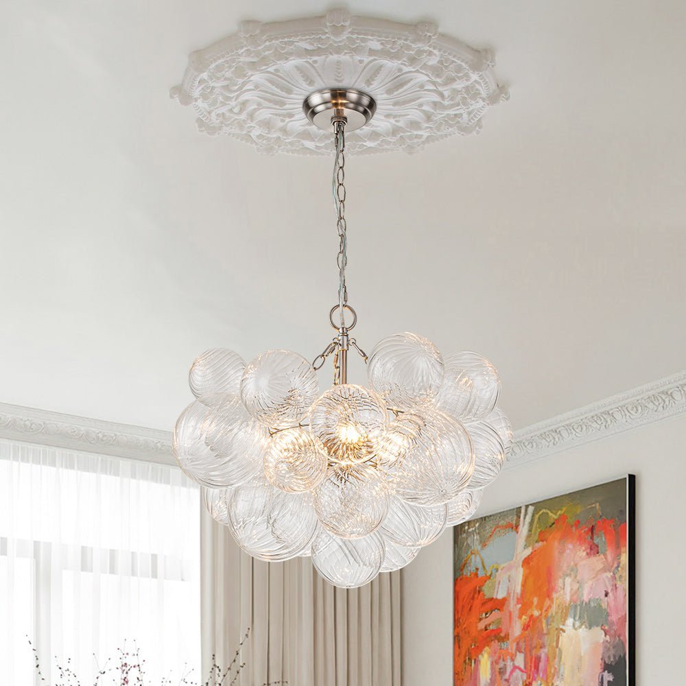 Aurora Chandelier Glass Ball Bubble Modern - Blowlighting