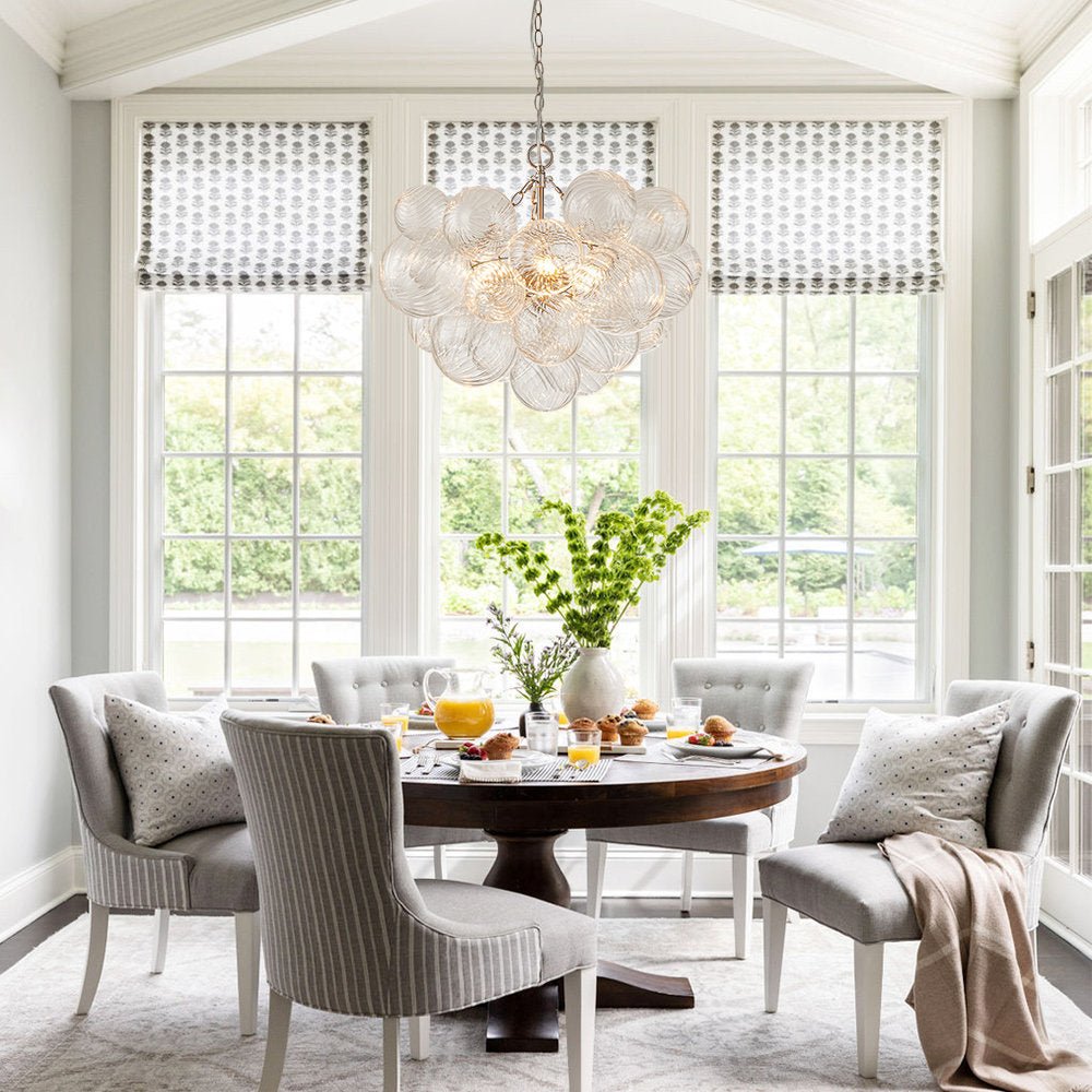Aurora Chandelier Glass Ball Bubble Modern - Blowlighting