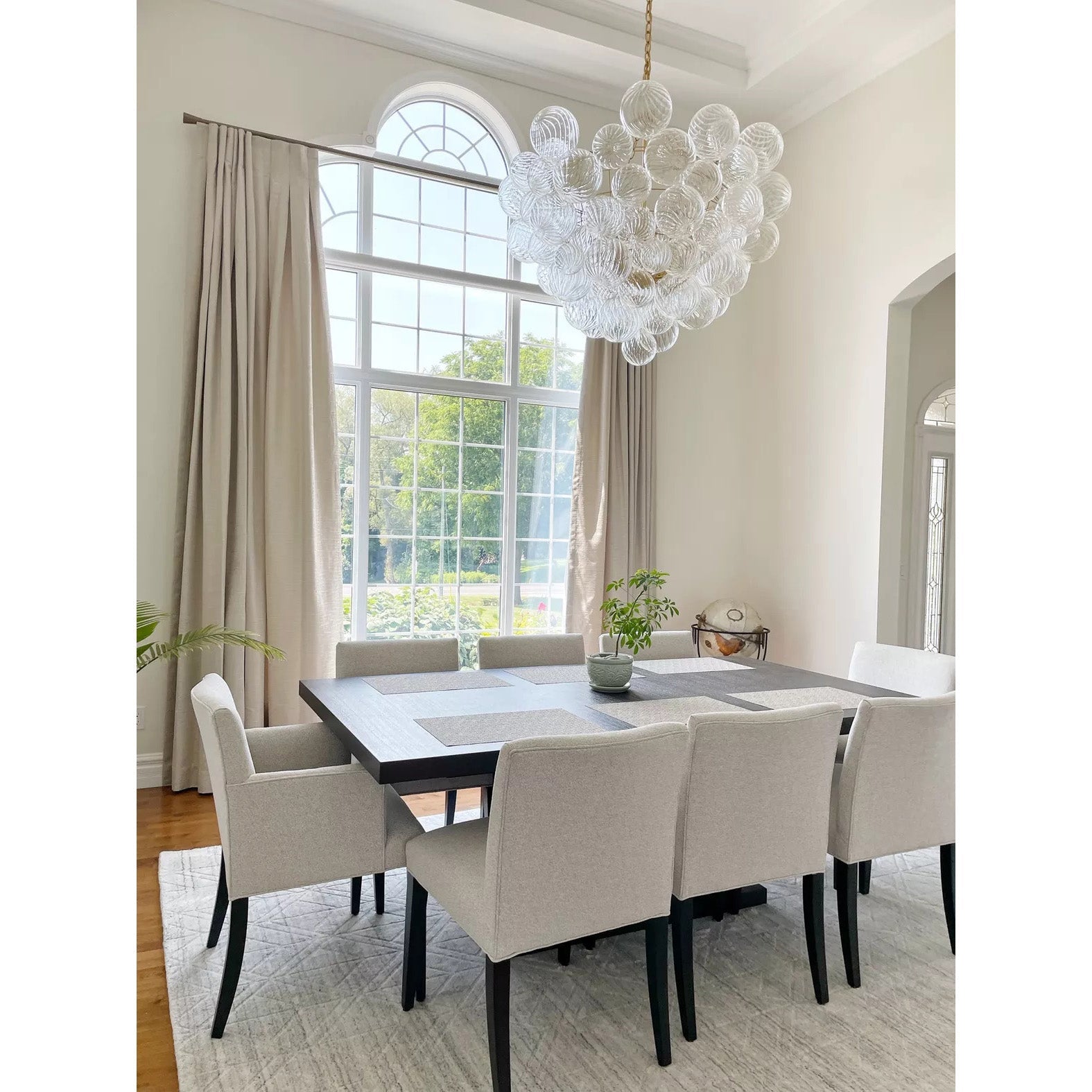 Aurora Chandelier Glass Ball Bubble Modern - Blowlighting