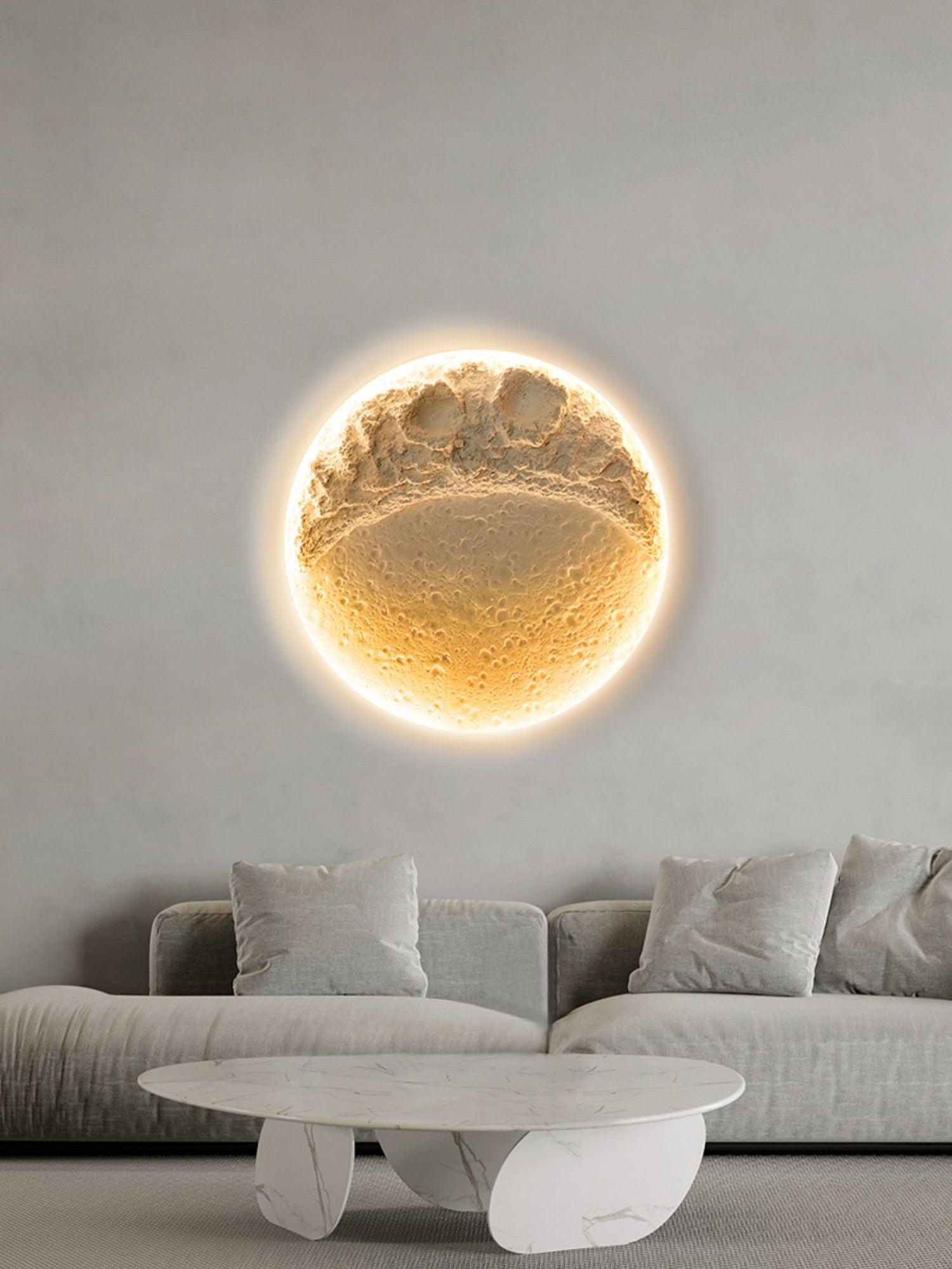 Gypsum Moon Wall Lamp - Blowlighting