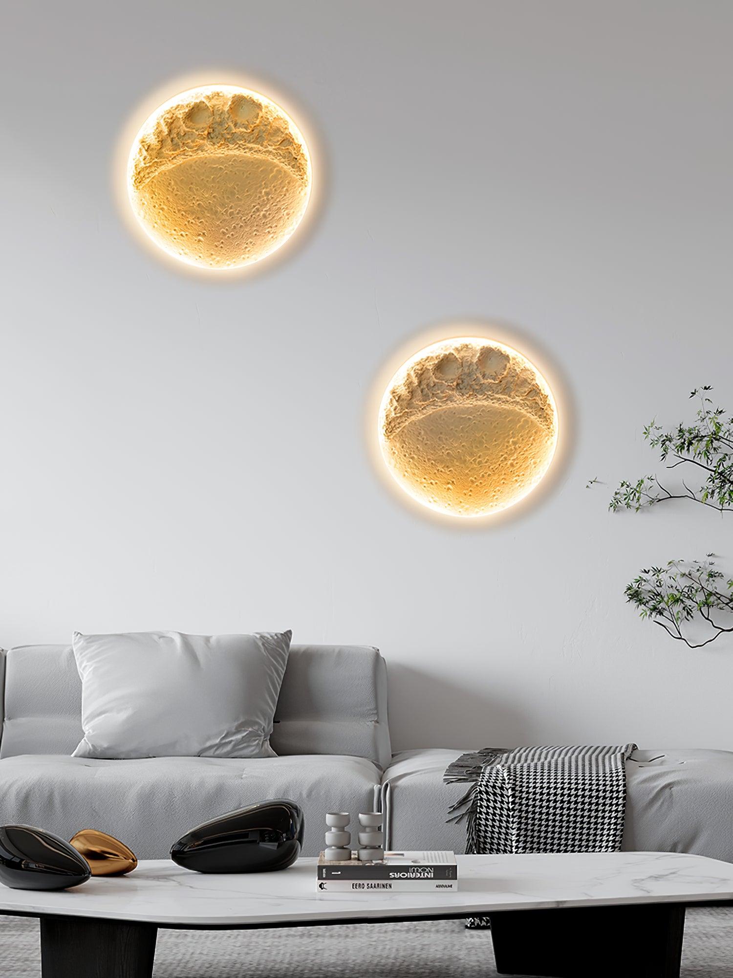 Gypsum Moon Wall Lamp - Blowlighting