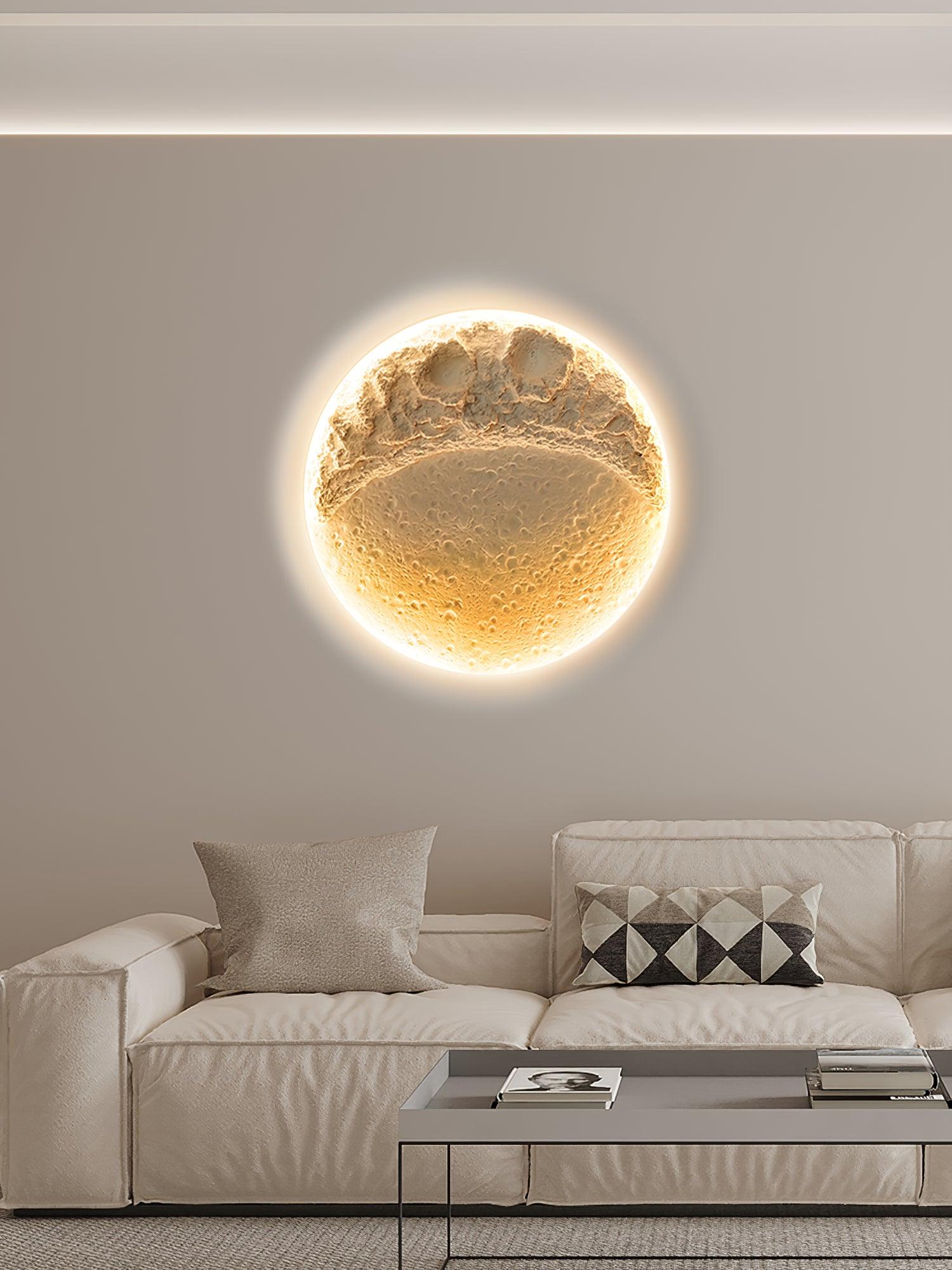 Gypsum Moon Wall Lamp - Blowlighting