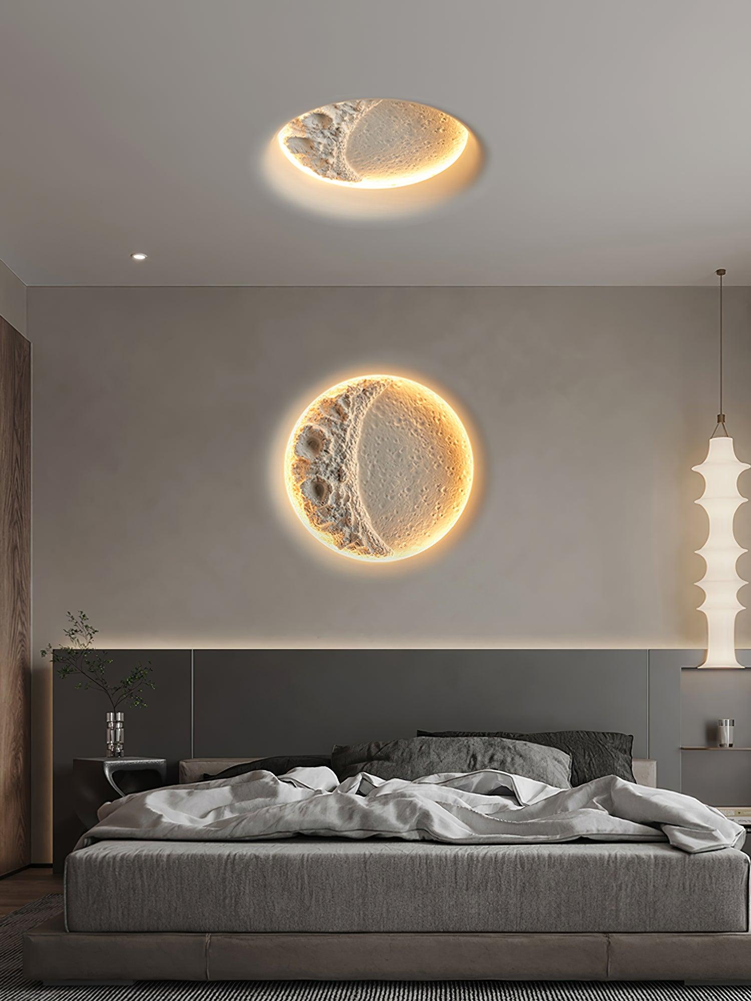 Gypsum Moon Wall Lamp - Blowlighting