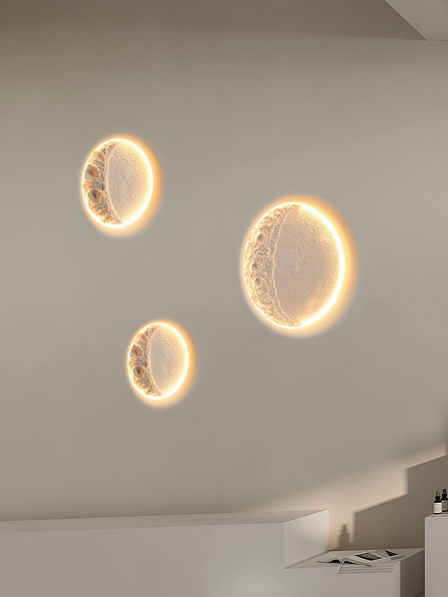 Gypsum Moon Wall Lamp - Blowlighting