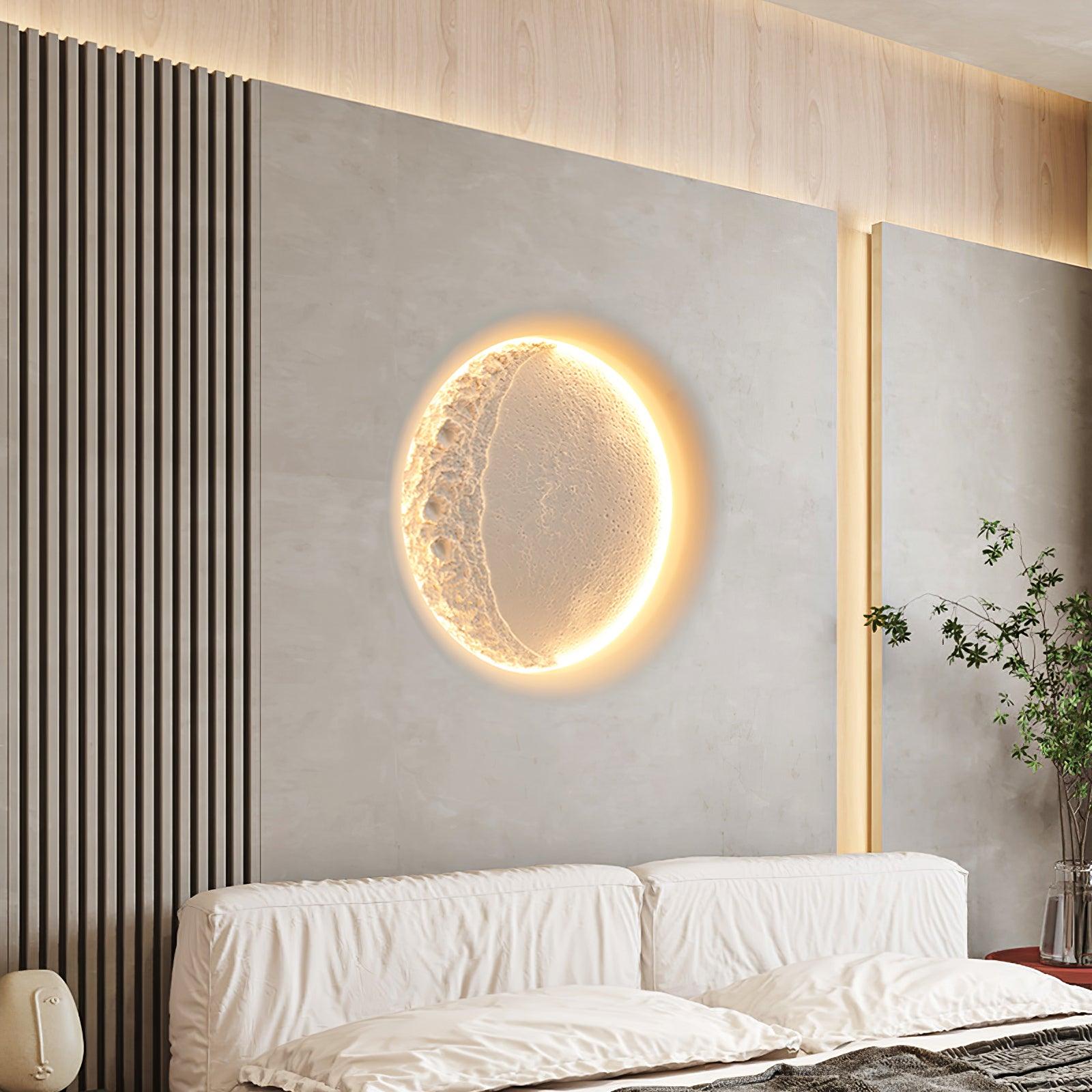 Gypsum Moon Wall Lamp - Blowlighting