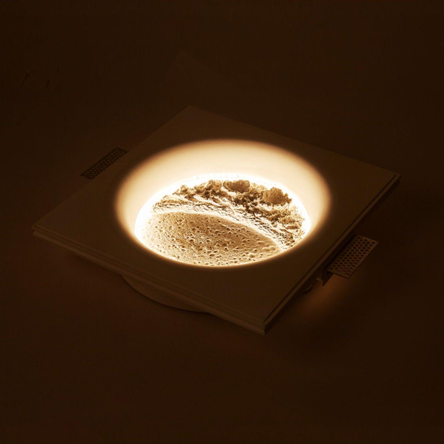 Gypsum Moon Wall Lamp - Blowlighting