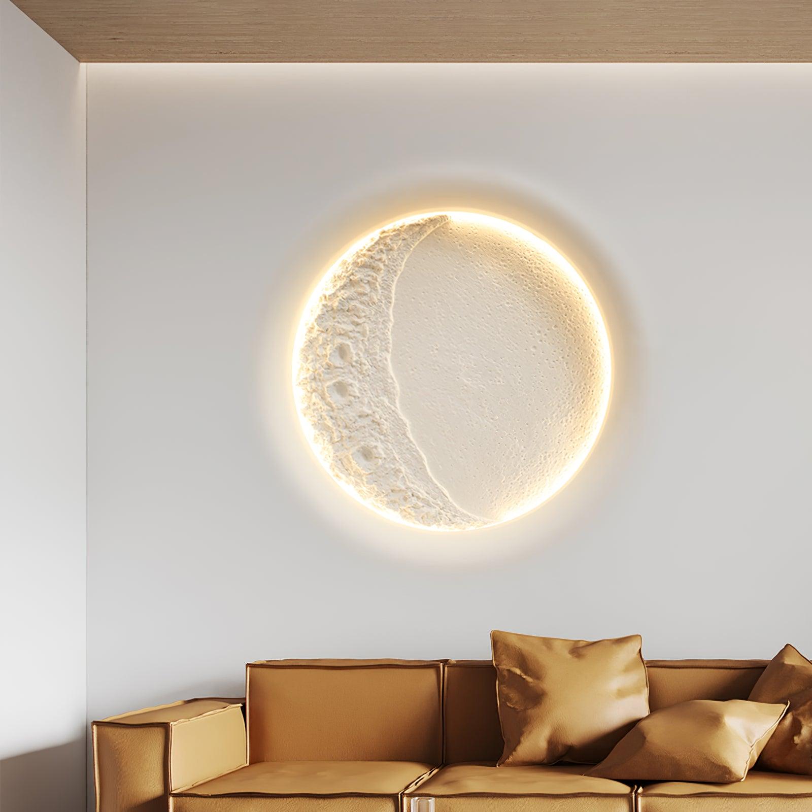 Gypsum Moon Wall Lamp - Blowlighting