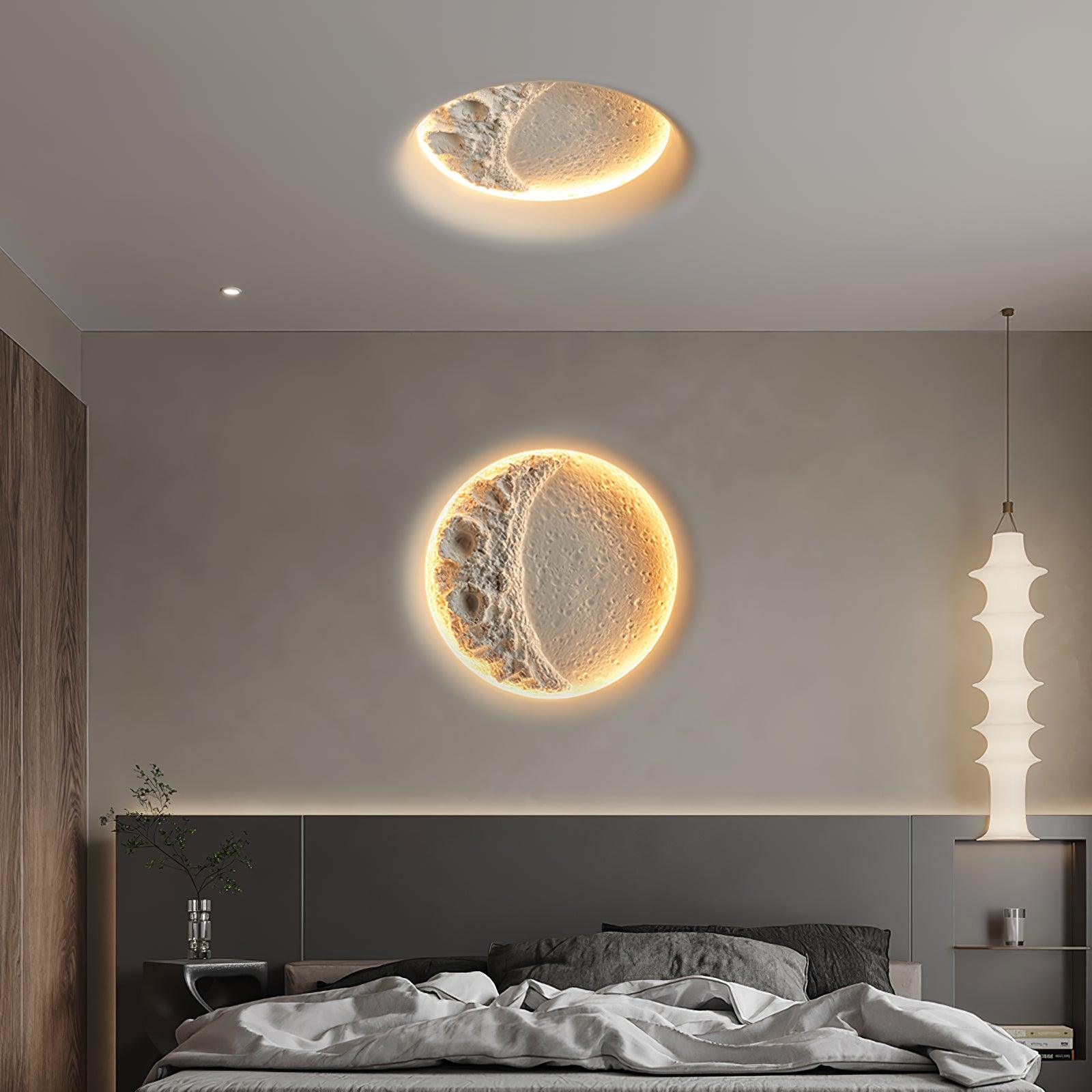 Gypsum Moon Wall Lamp - Blowlighting