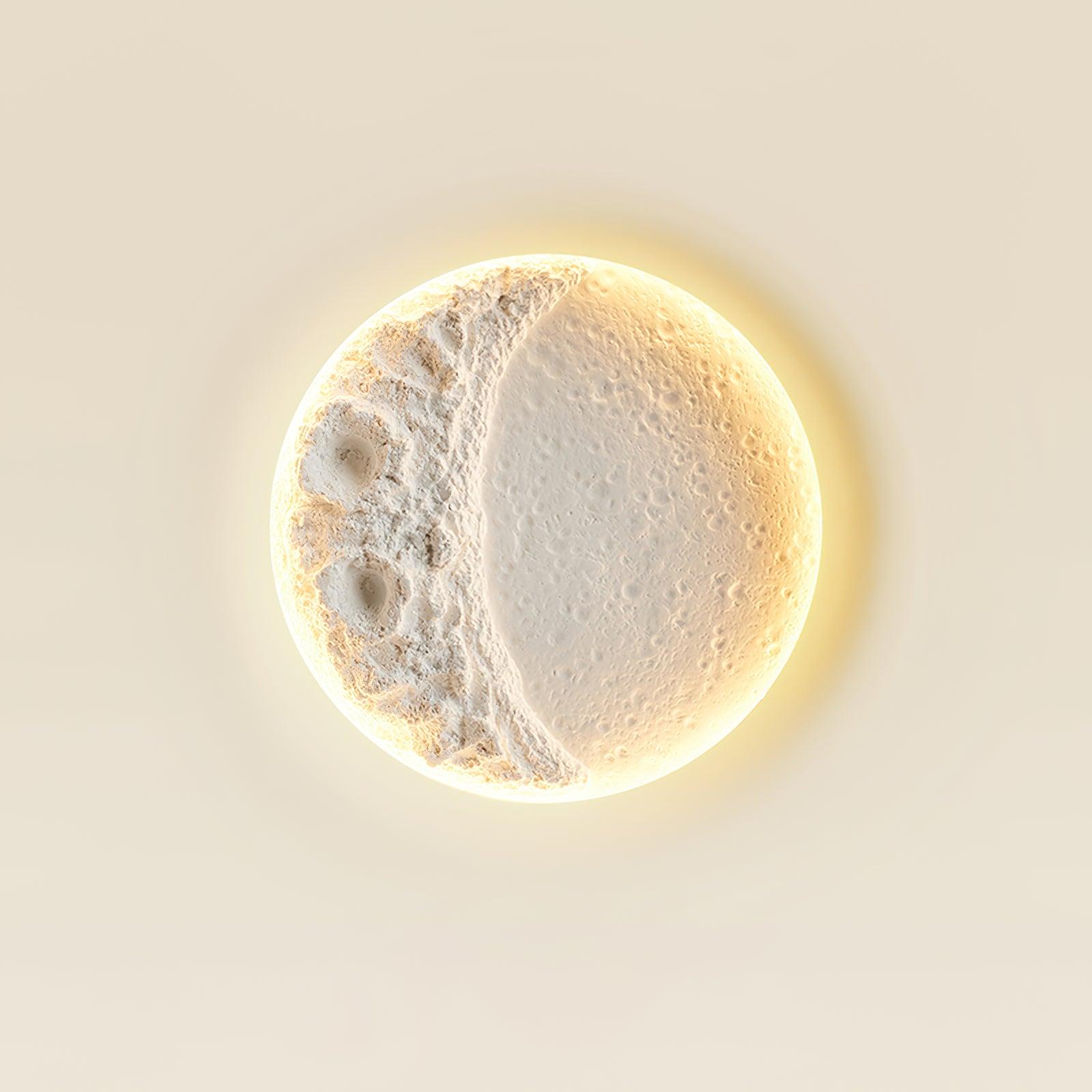 Gypsum Moon Wall Lamp - Blowlighting