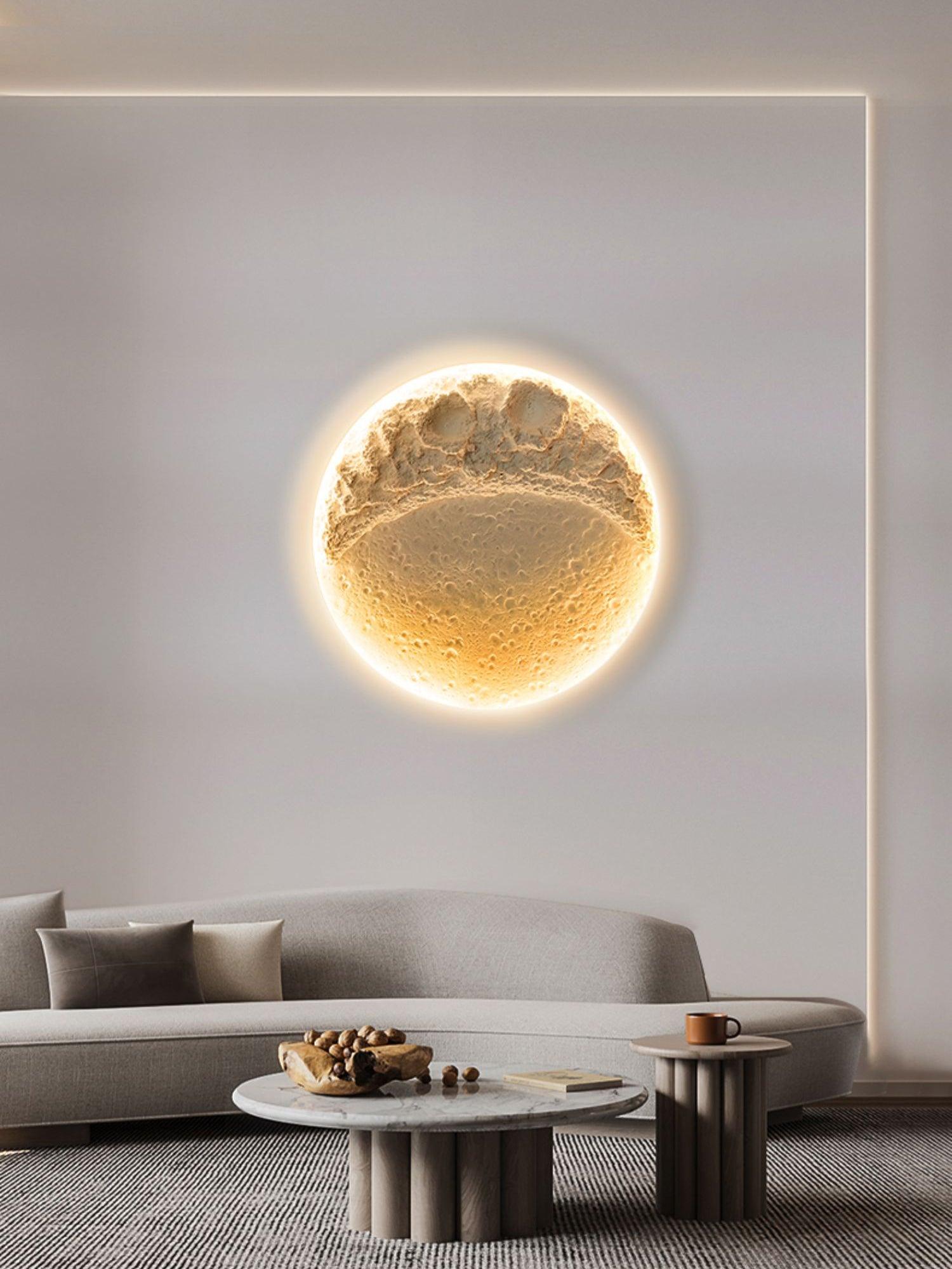 Gypsum Moon Wall Lamp - Blowlighting