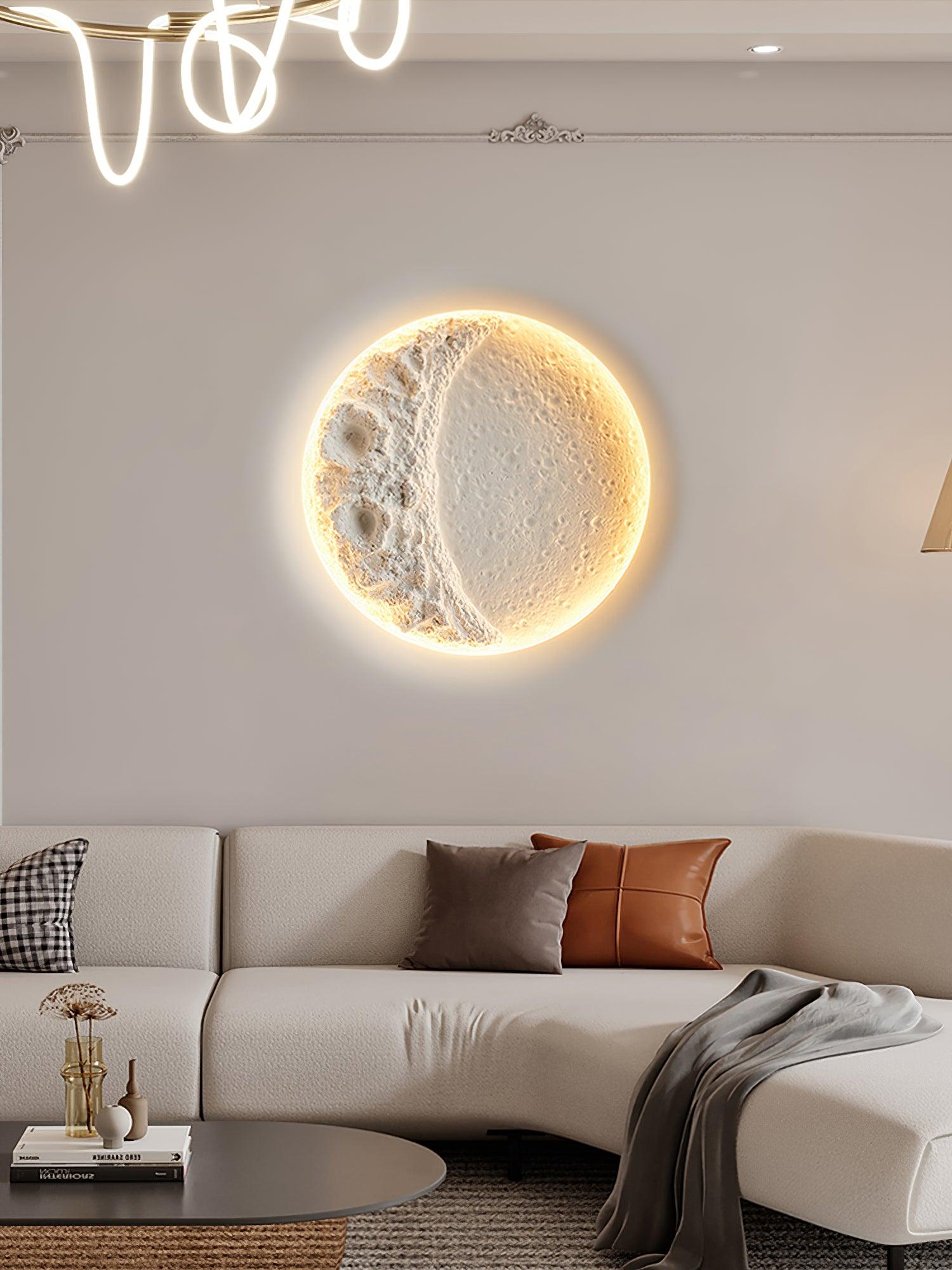 Gypsum Moon Wall Lamp - Blowlighting