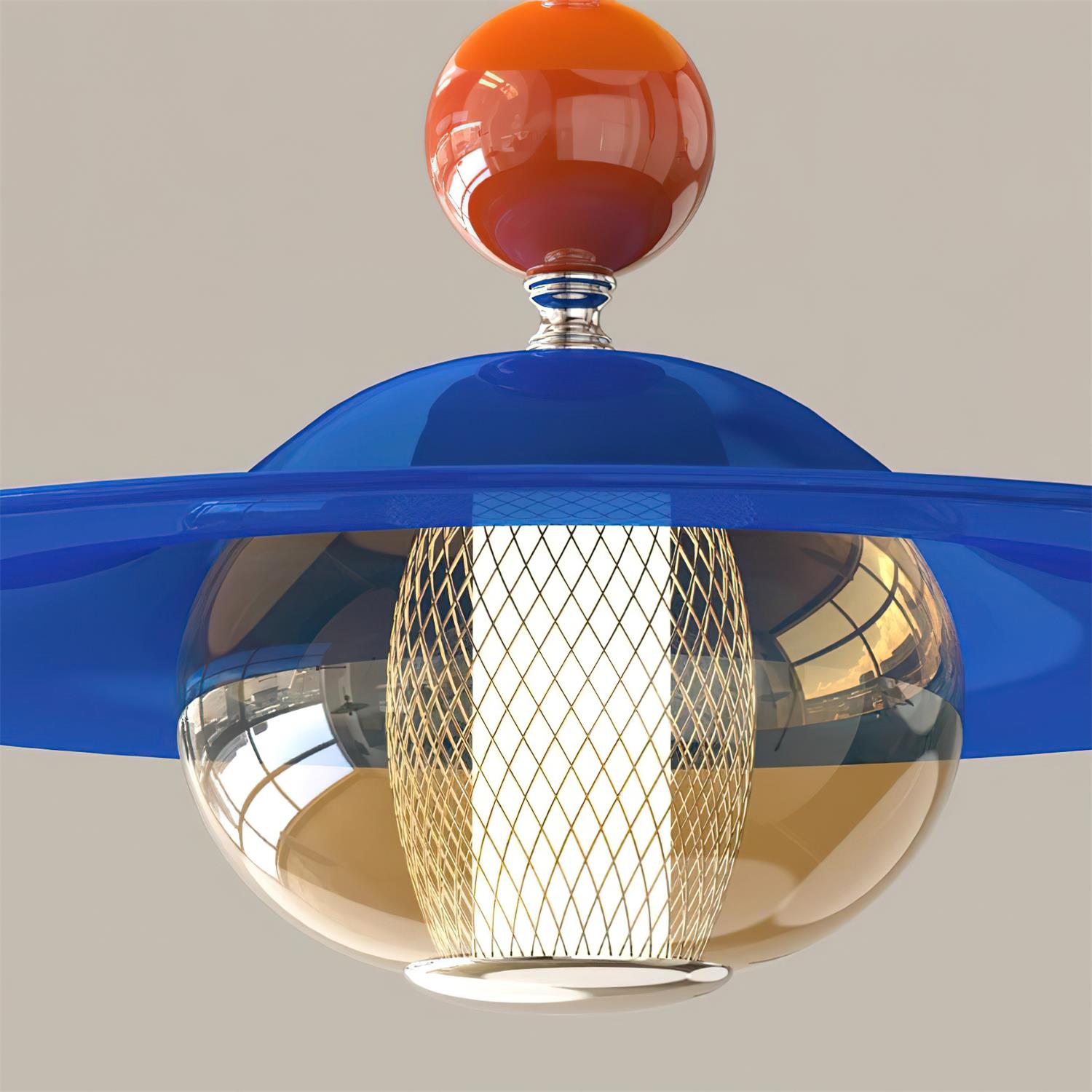 Gyro Modern Metal Swing Arm Pendant Light