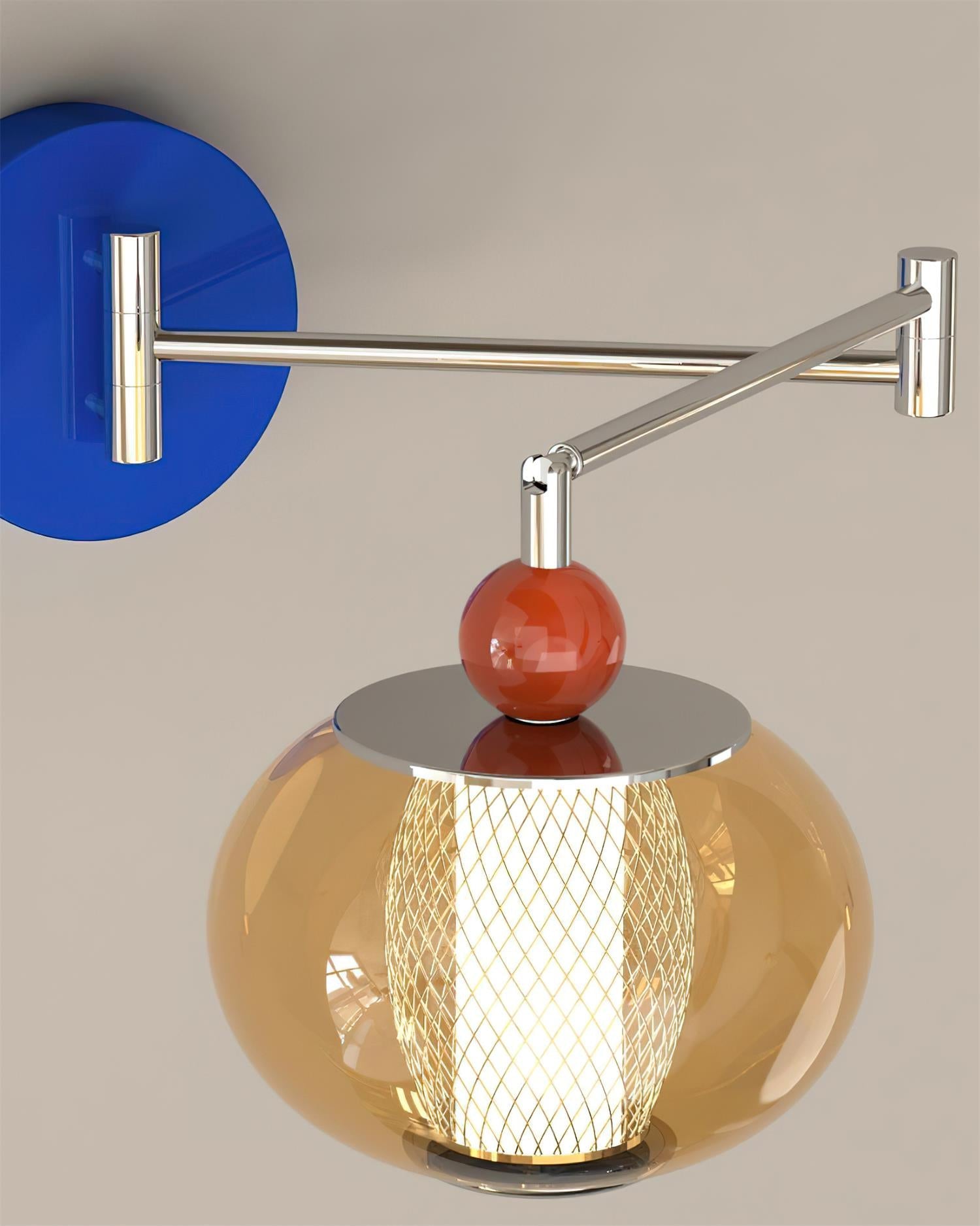 Gyro Modern Glass Wall Light