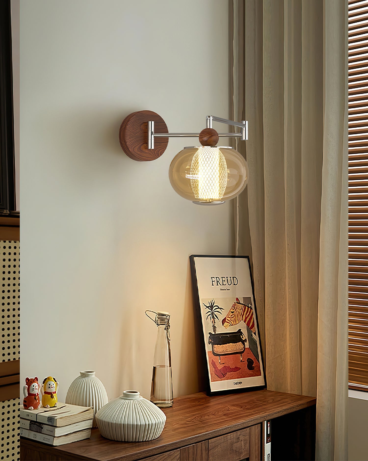 Gyro Modern Glass Wall Light