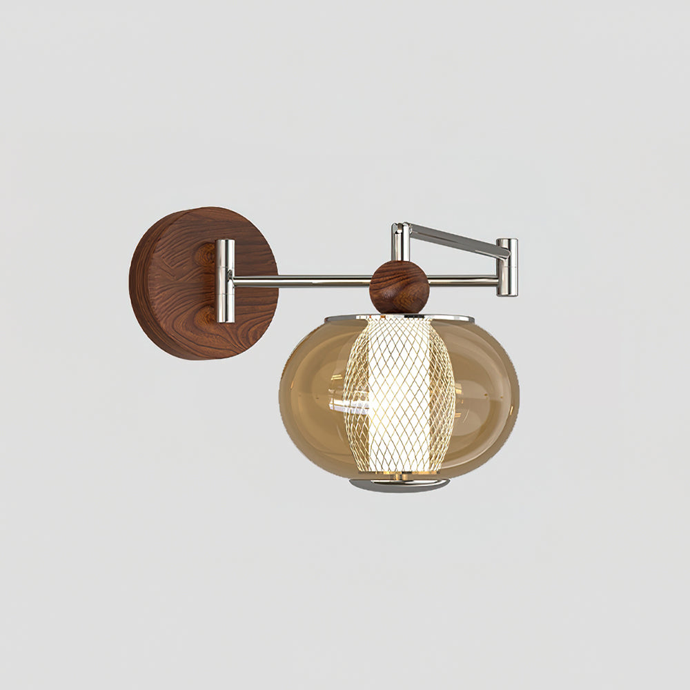 Gyro Modern Glass Wall Light