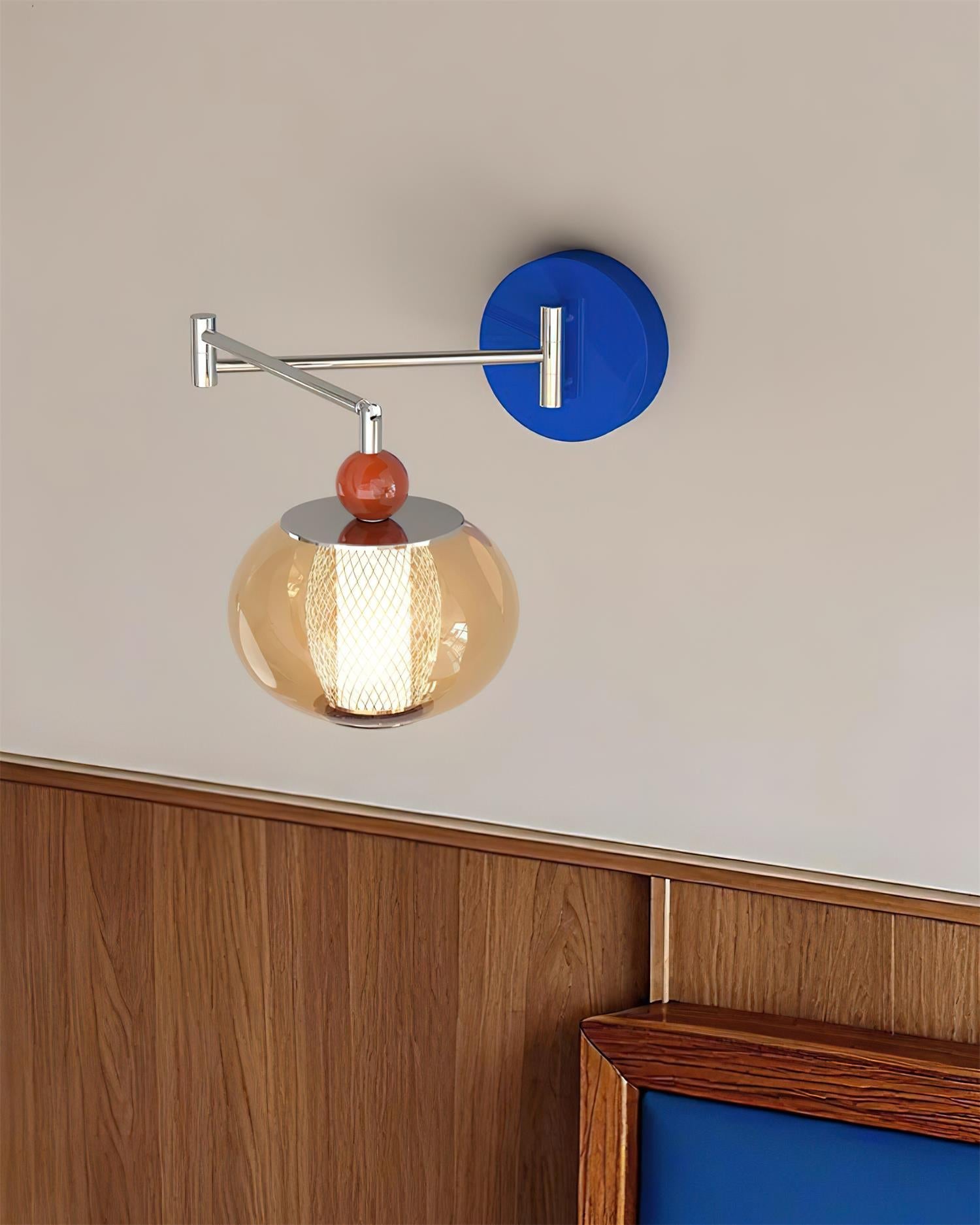 Gyro Modern Glass Wall Light