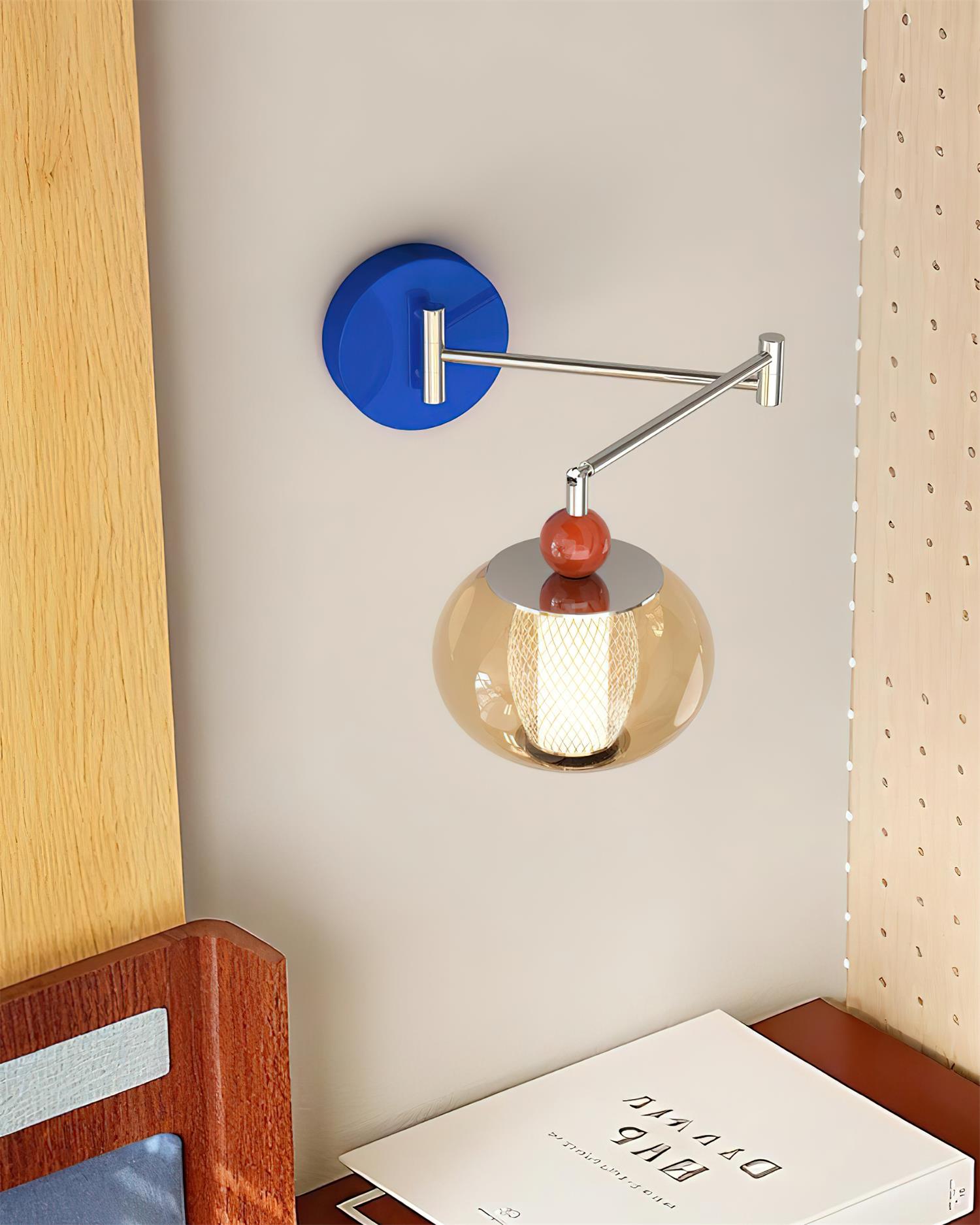 Gyro Modern Glass Wall Light