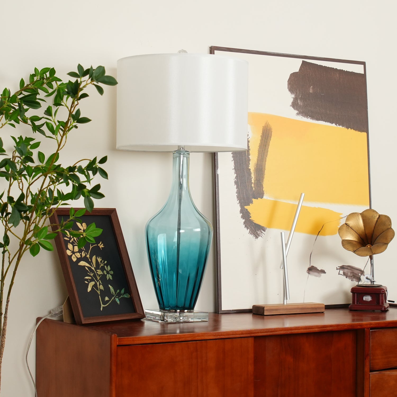 Syphae Glass Table Lamp - Blowlighting
