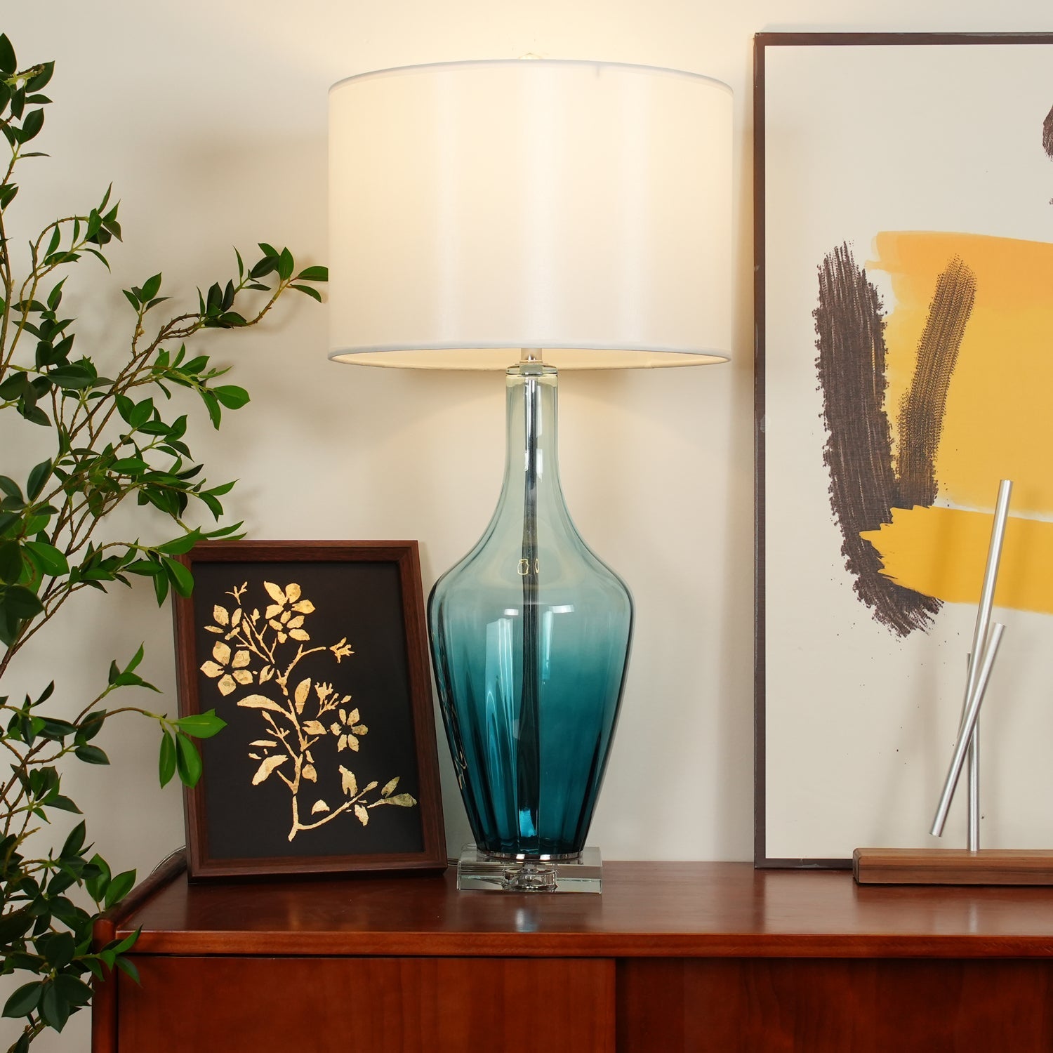Syphae Glass Table Lamp - Blowlighting