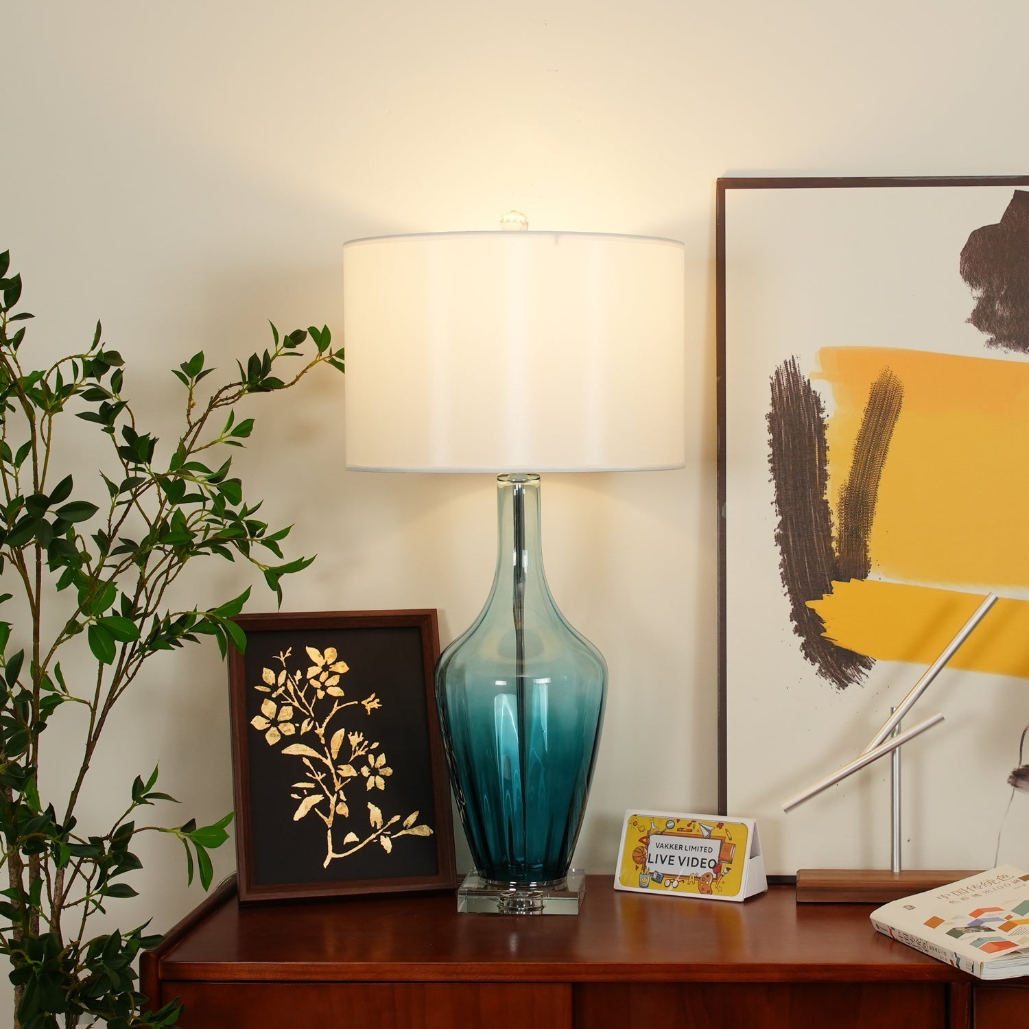 Syphae Glass Table Lamp - Blowlighting