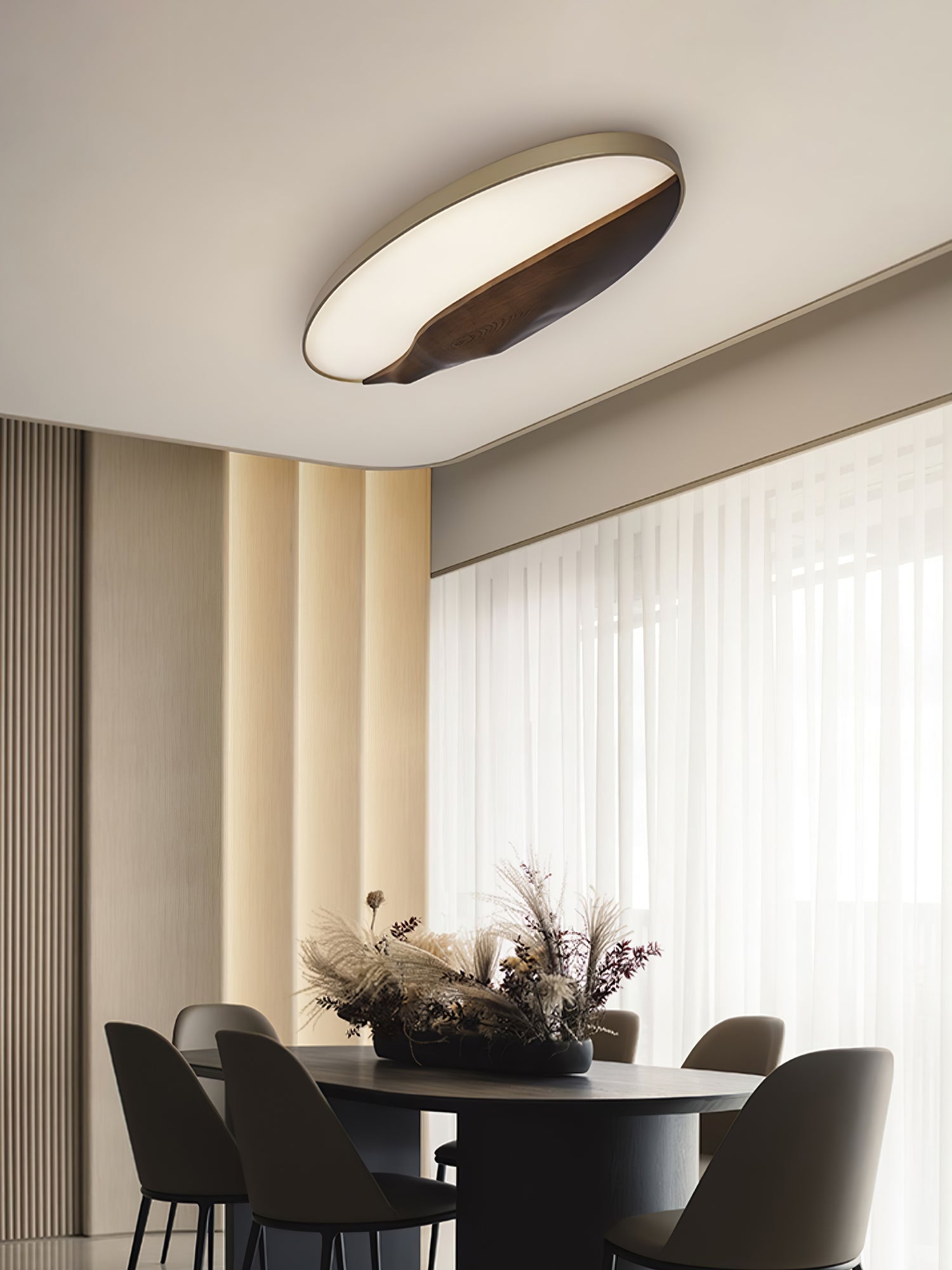 Vishaarae Scandi Wooden Ceiling Light - Blowlighting