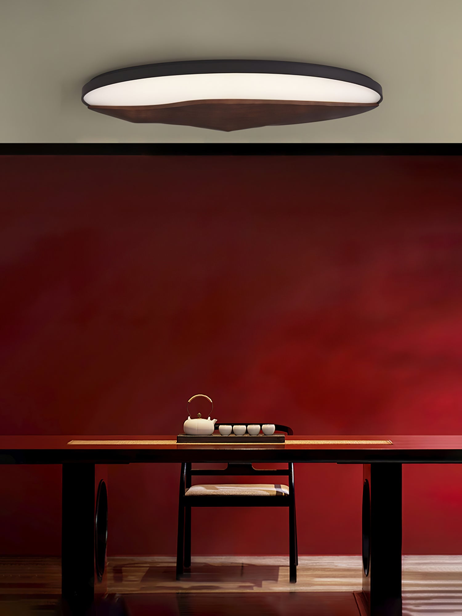 Vishaarae Scandi Wooden Ceiling Light - Blowlighting