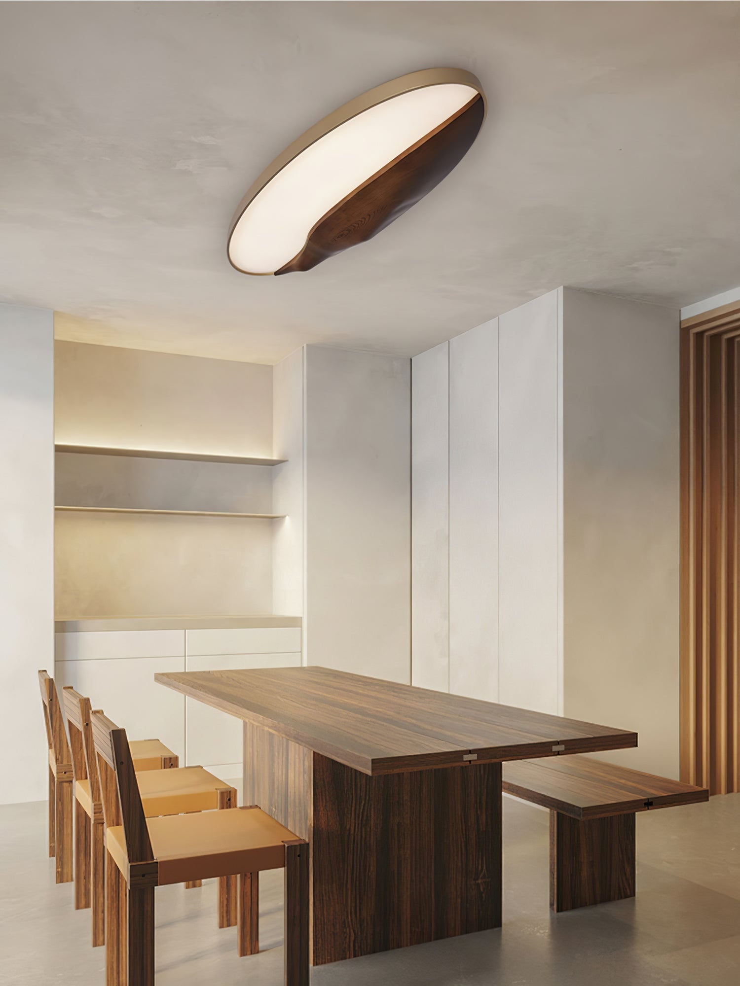 Vishaarae Scandi Wooden Ceiling Light - Blowlighting