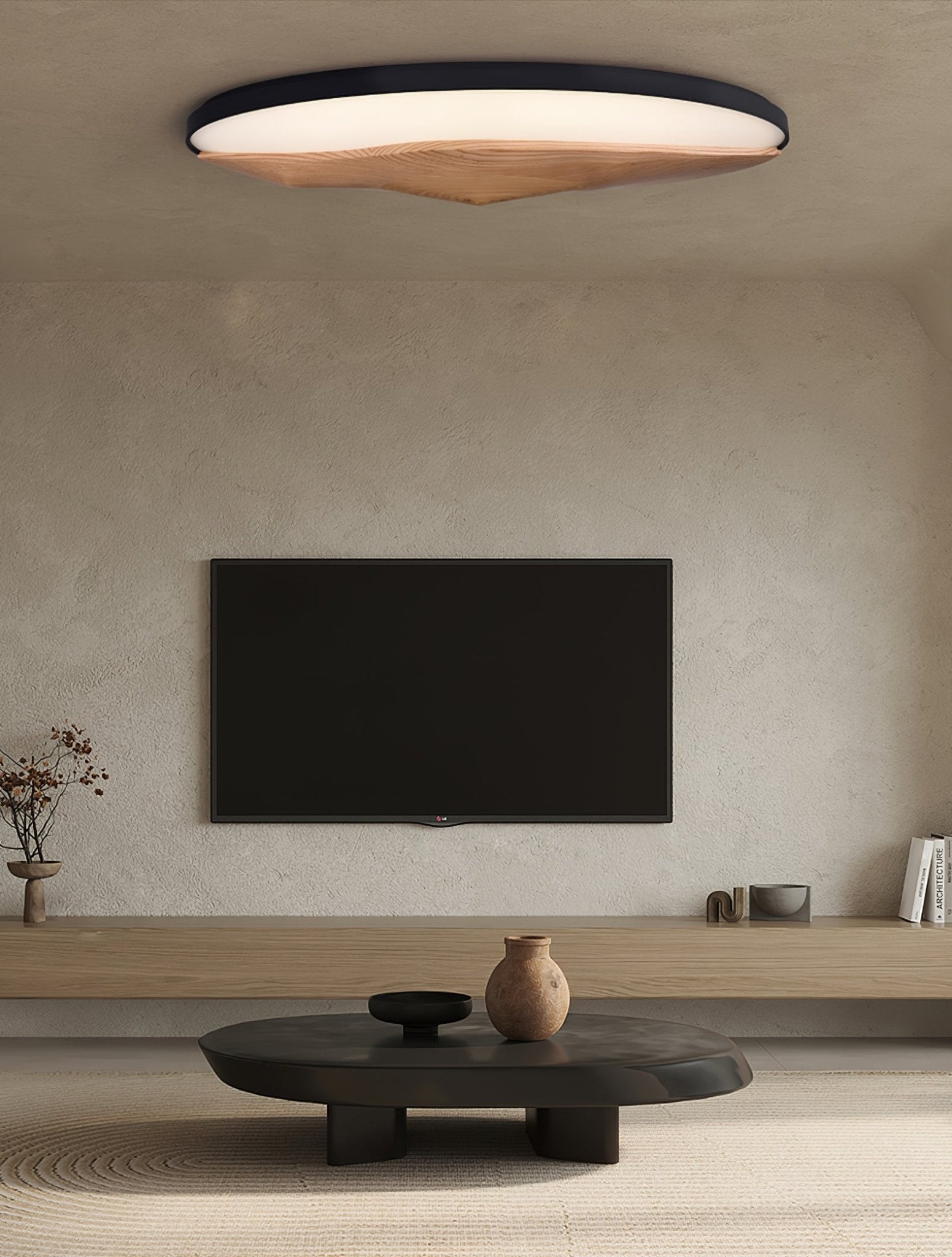 Vishaarae Scandi Wooden Ceiling Light - Blowlighting