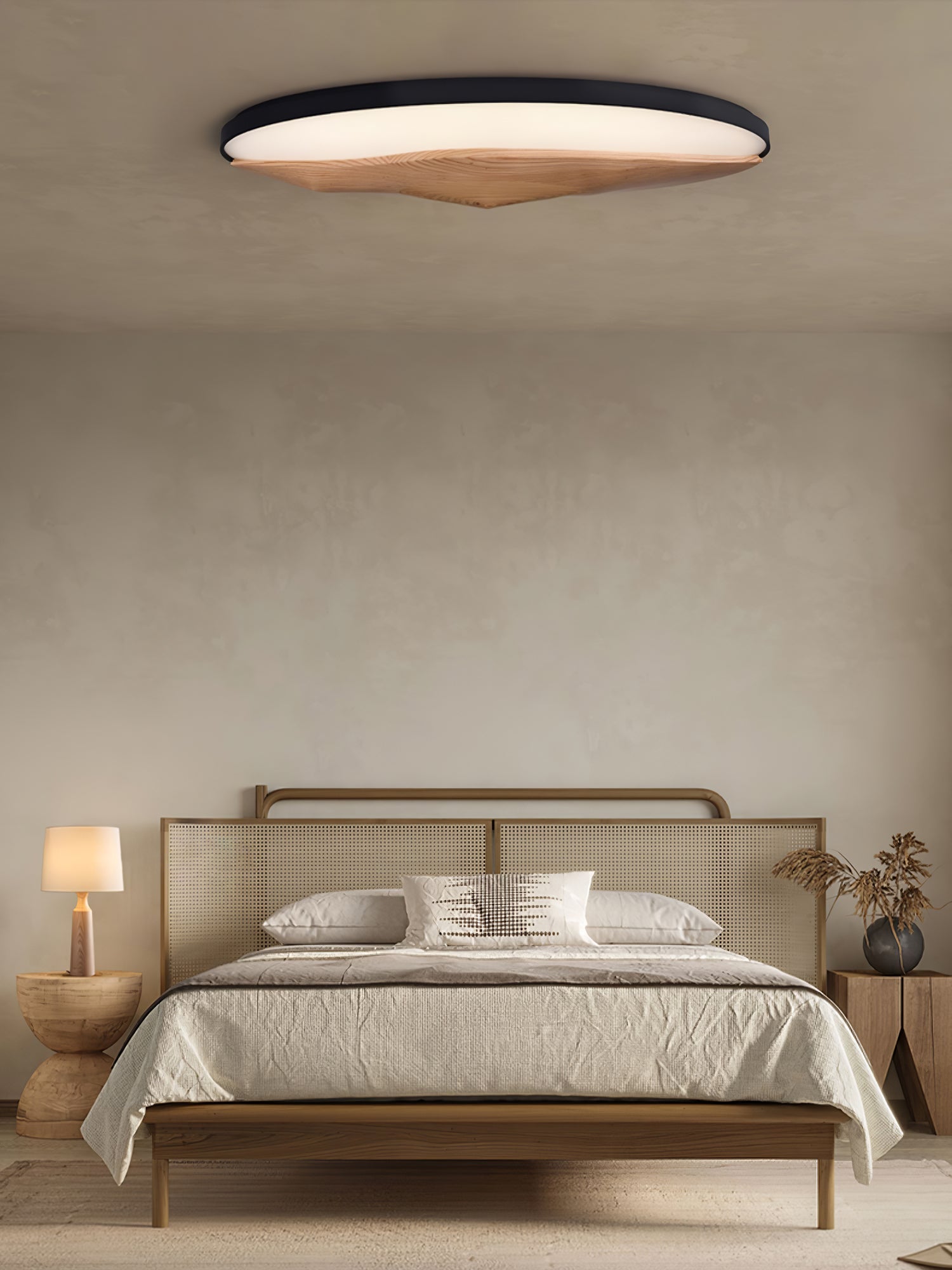 Vishaarae Scandi Wooden Ceiling Light - Blowlighting