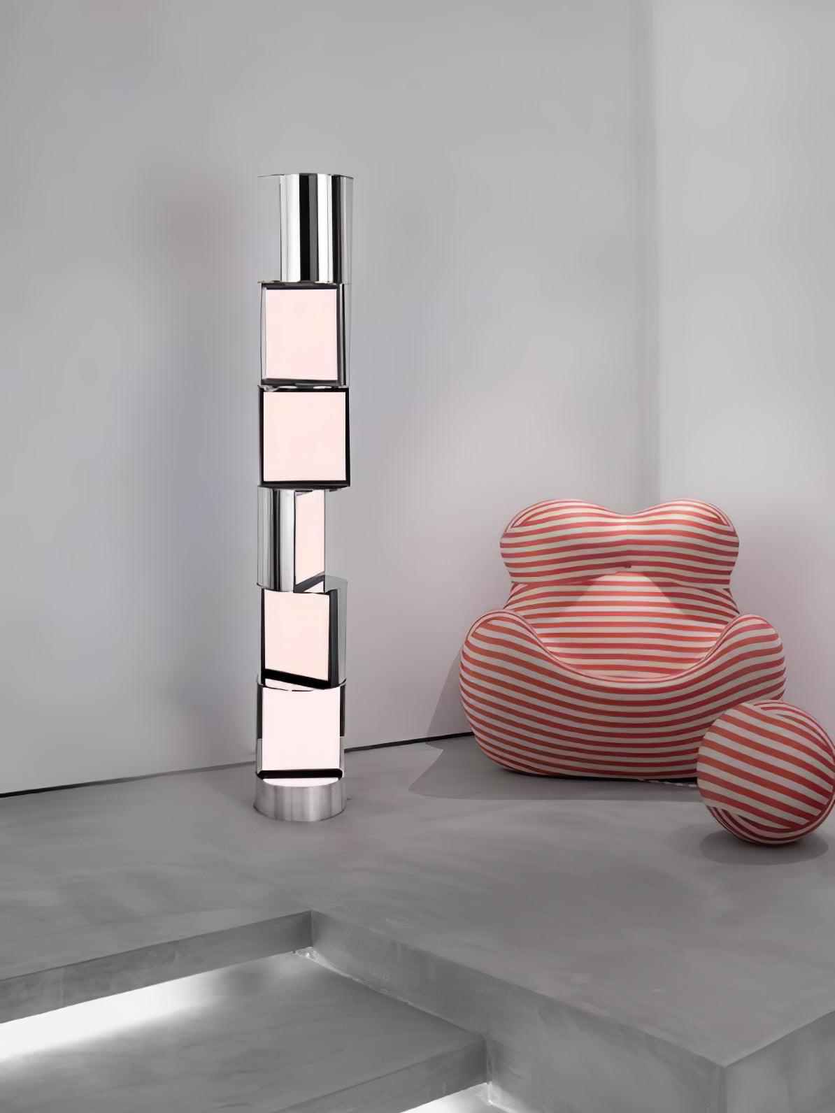 Votary Acrylic Column Floor Lamp - Blowlighting