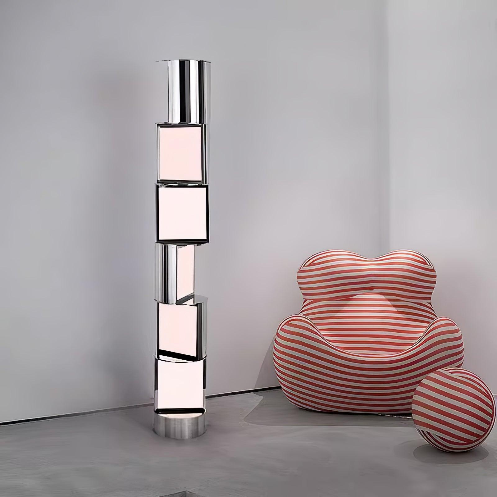 Votary Acrylic Column Floor Lamp - Blowlighting