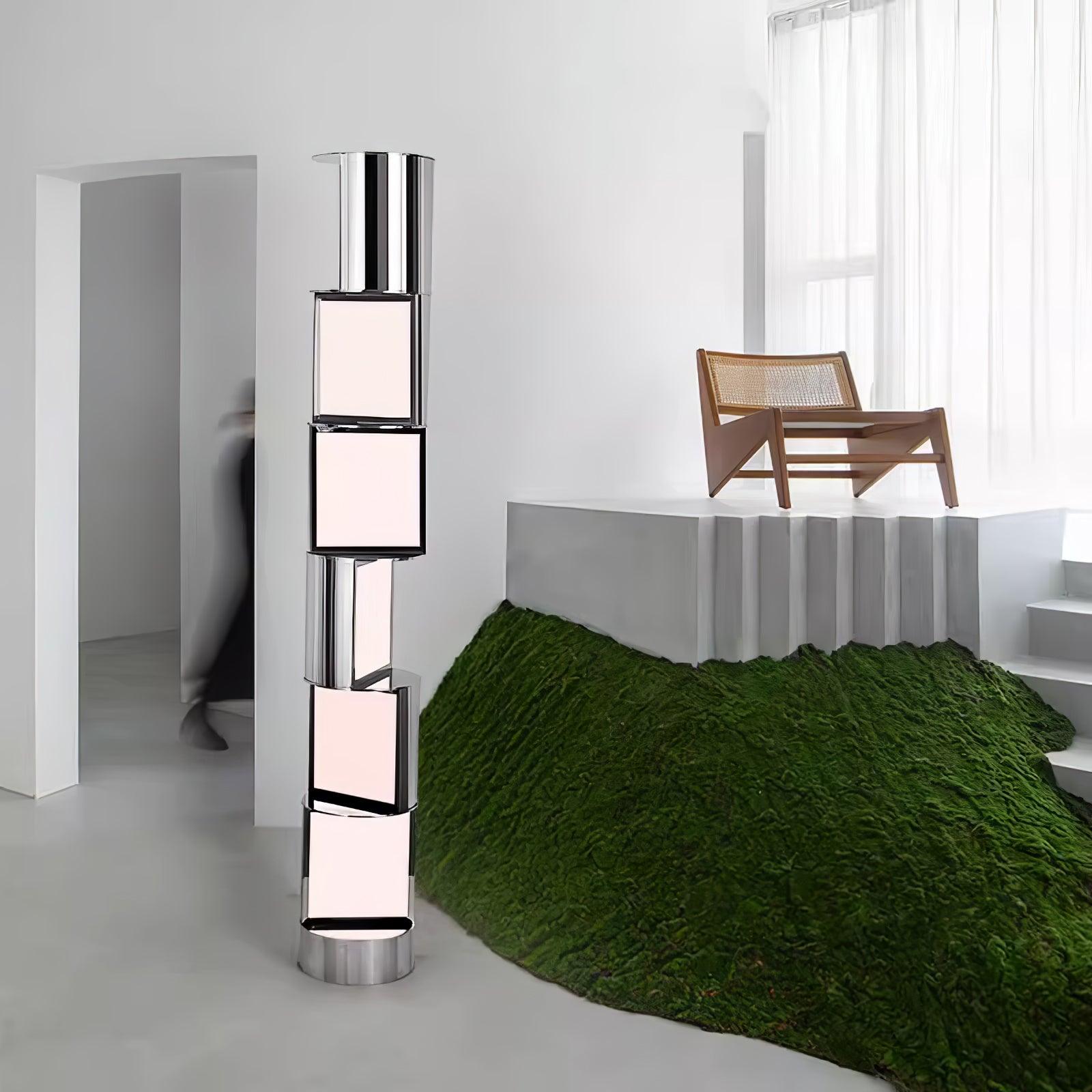 Votary Acrylic Column Floor Lamp - Blowlighting