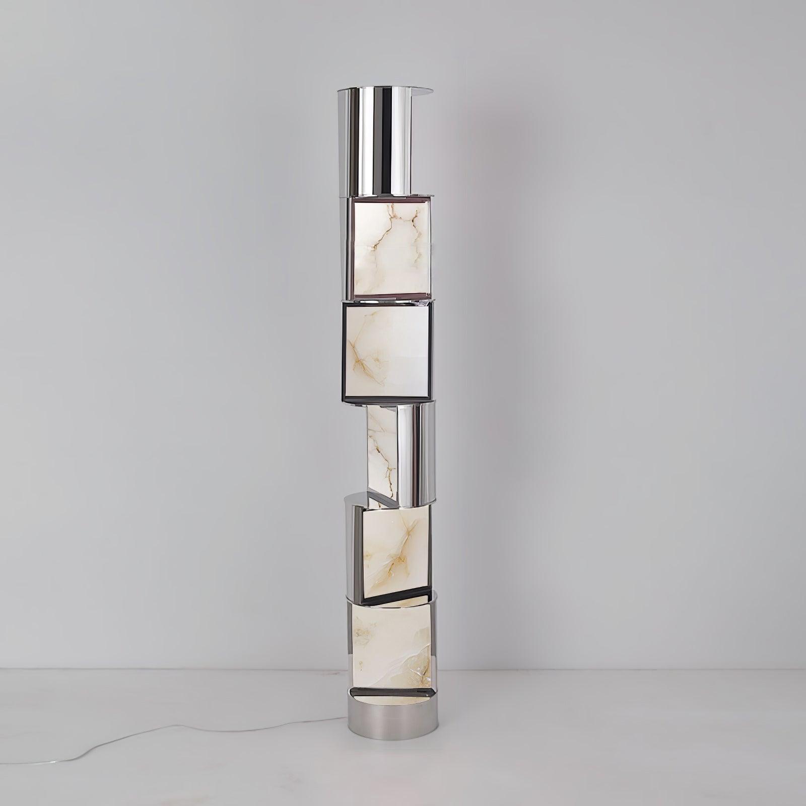 Votary Acrylic Column Floor Lamp - Blowlighting